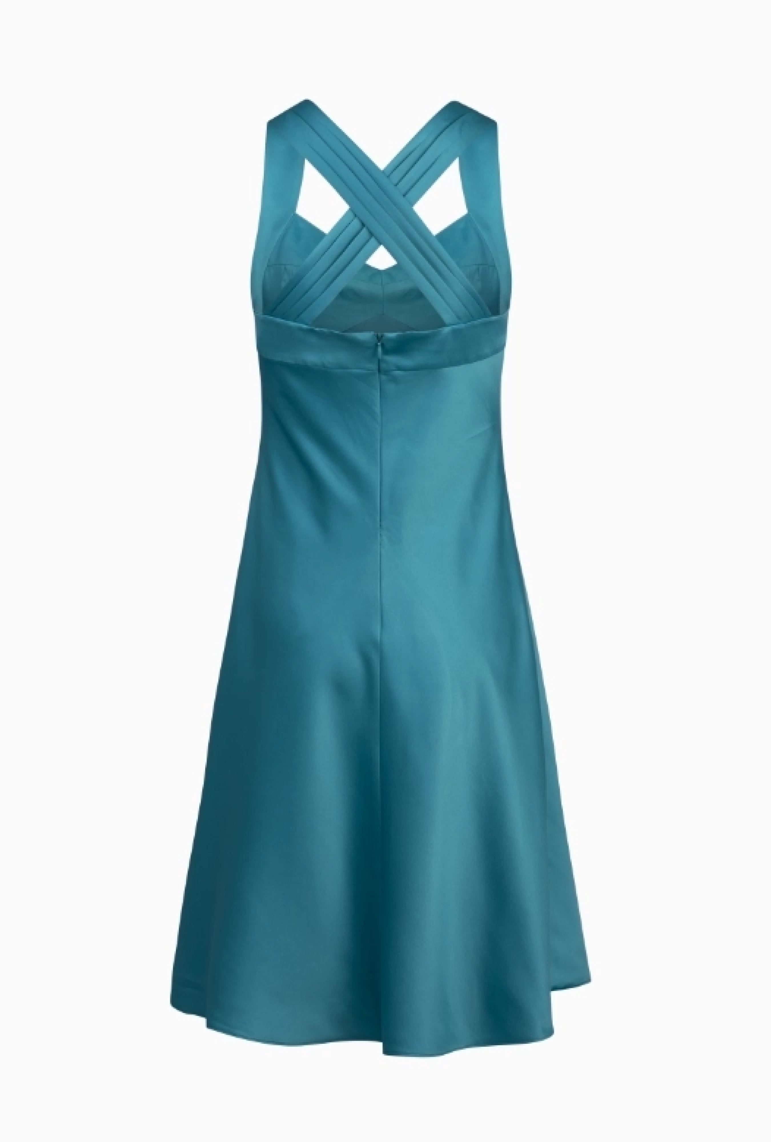 Robe Drapé Bleu Ciel
