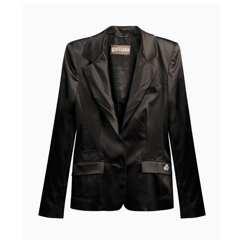 Veste Satin Noir