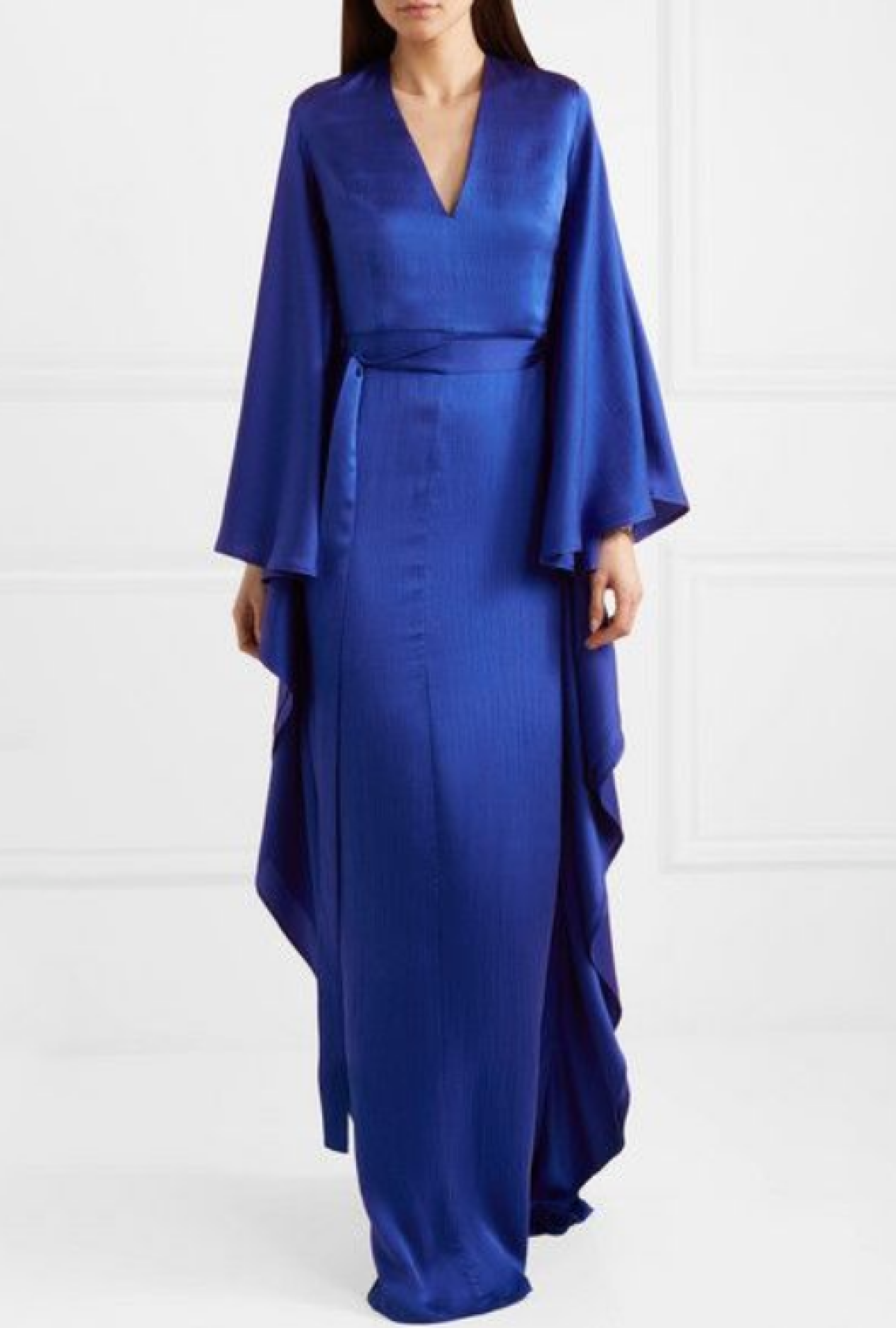Robe Aurora Silk Blue