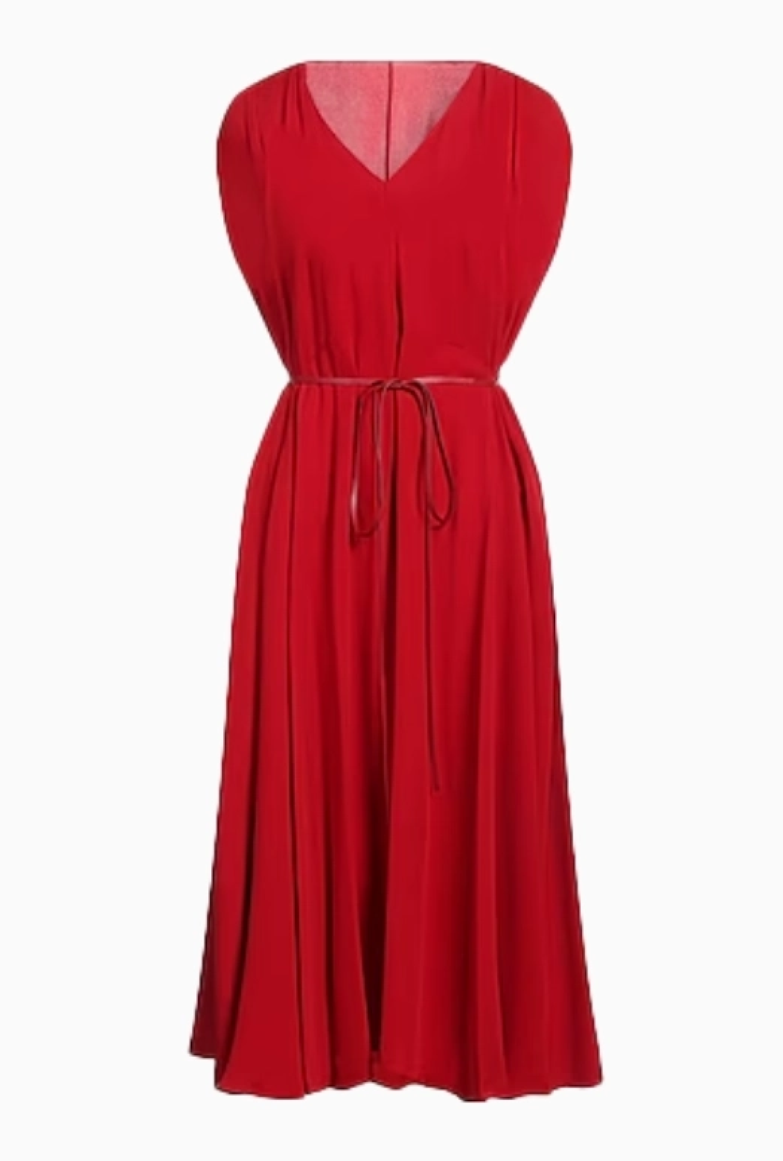 Robe Drapé Red