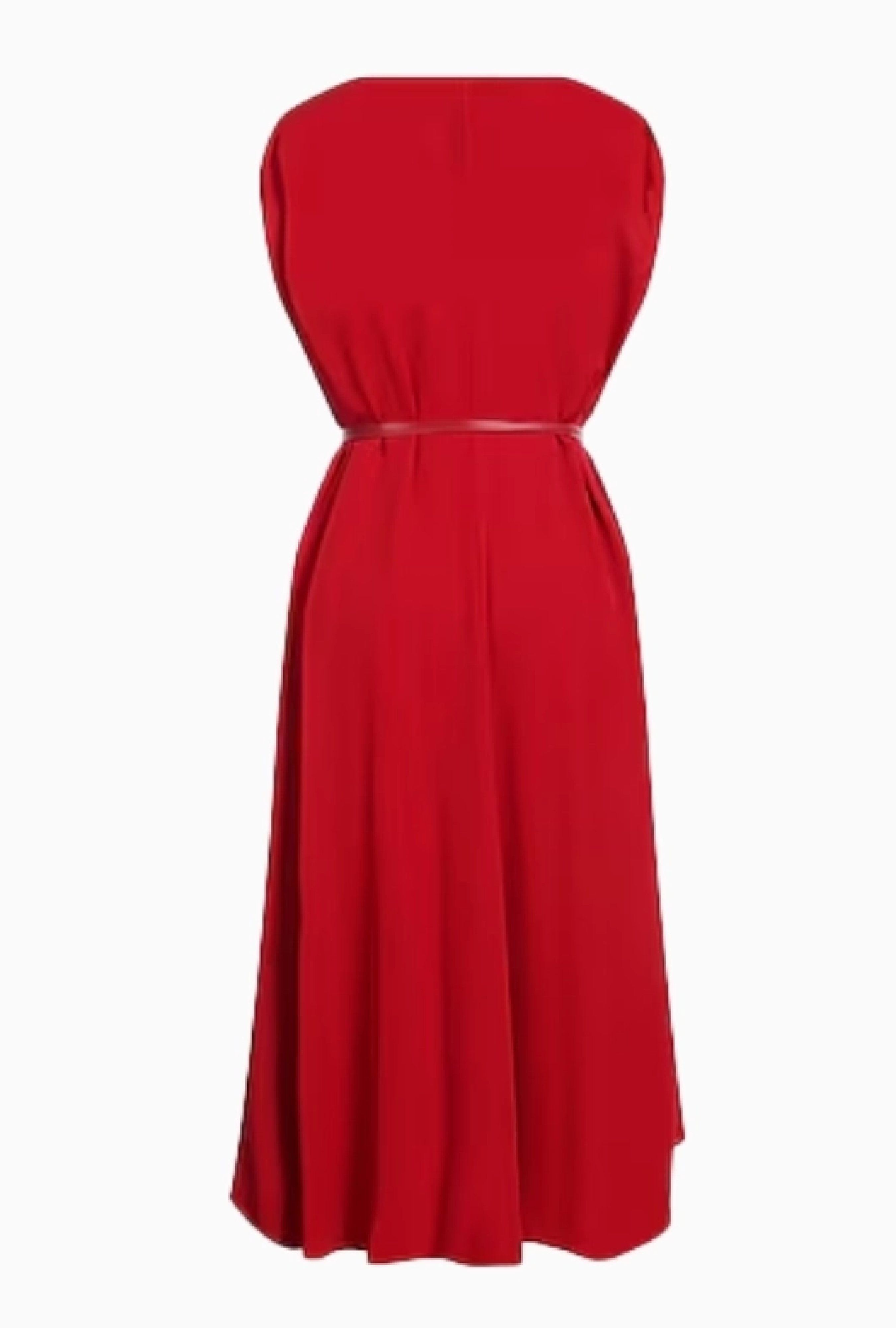 Robe Drapé Red
