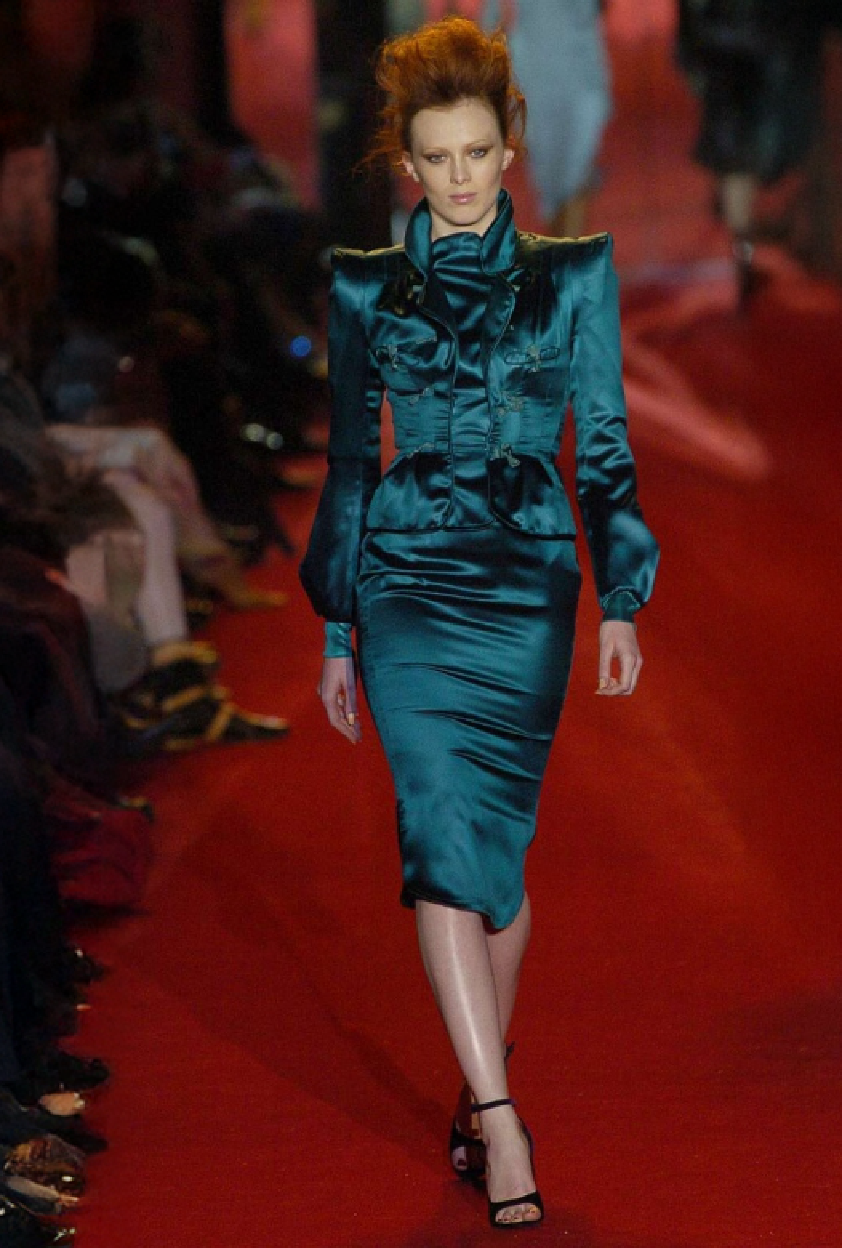 Veste Turquoise Iconic Finale FW 2004 By Tom Ford
