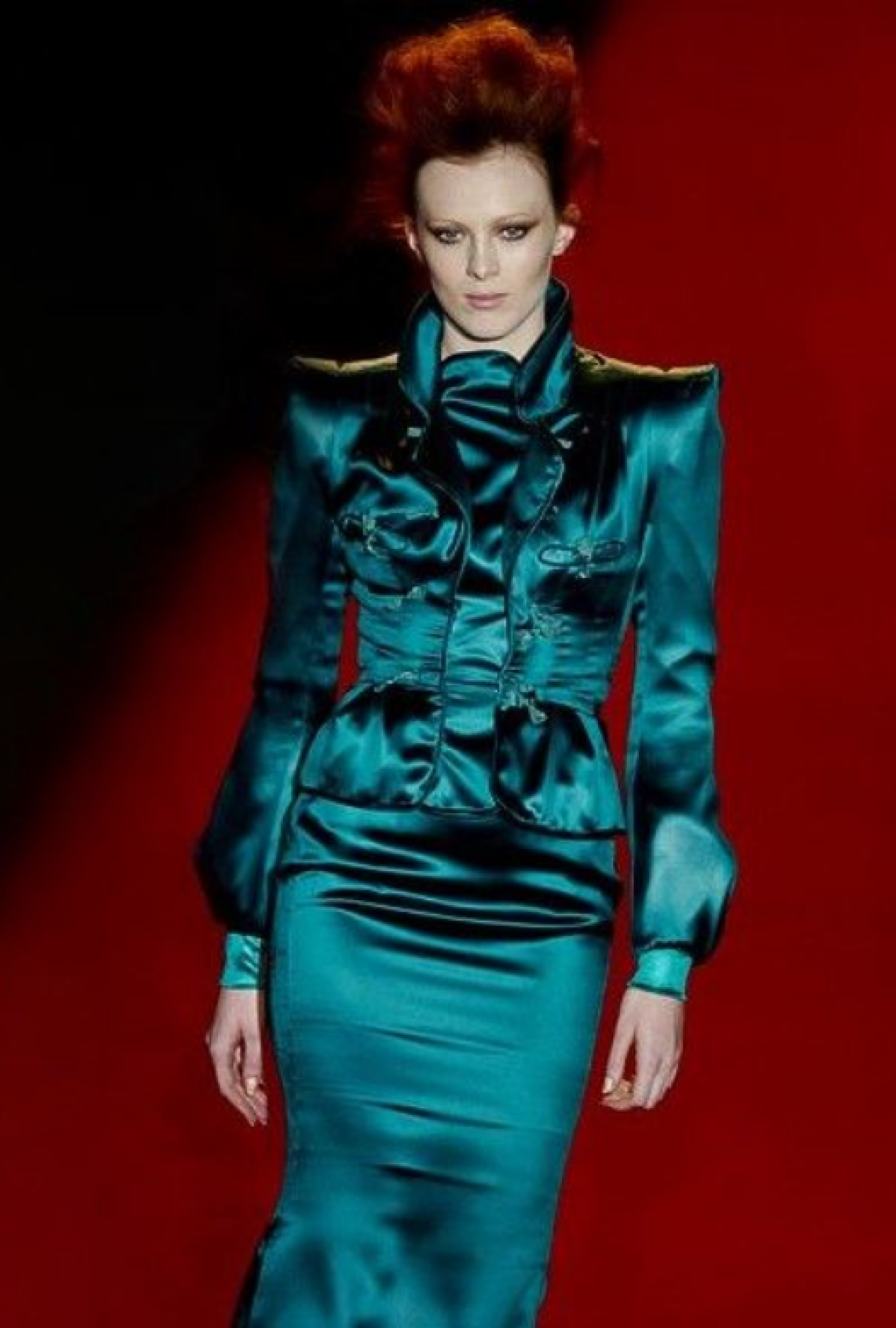 Veste Turquoise Iconic Finale FW 2004 By Tom Ford