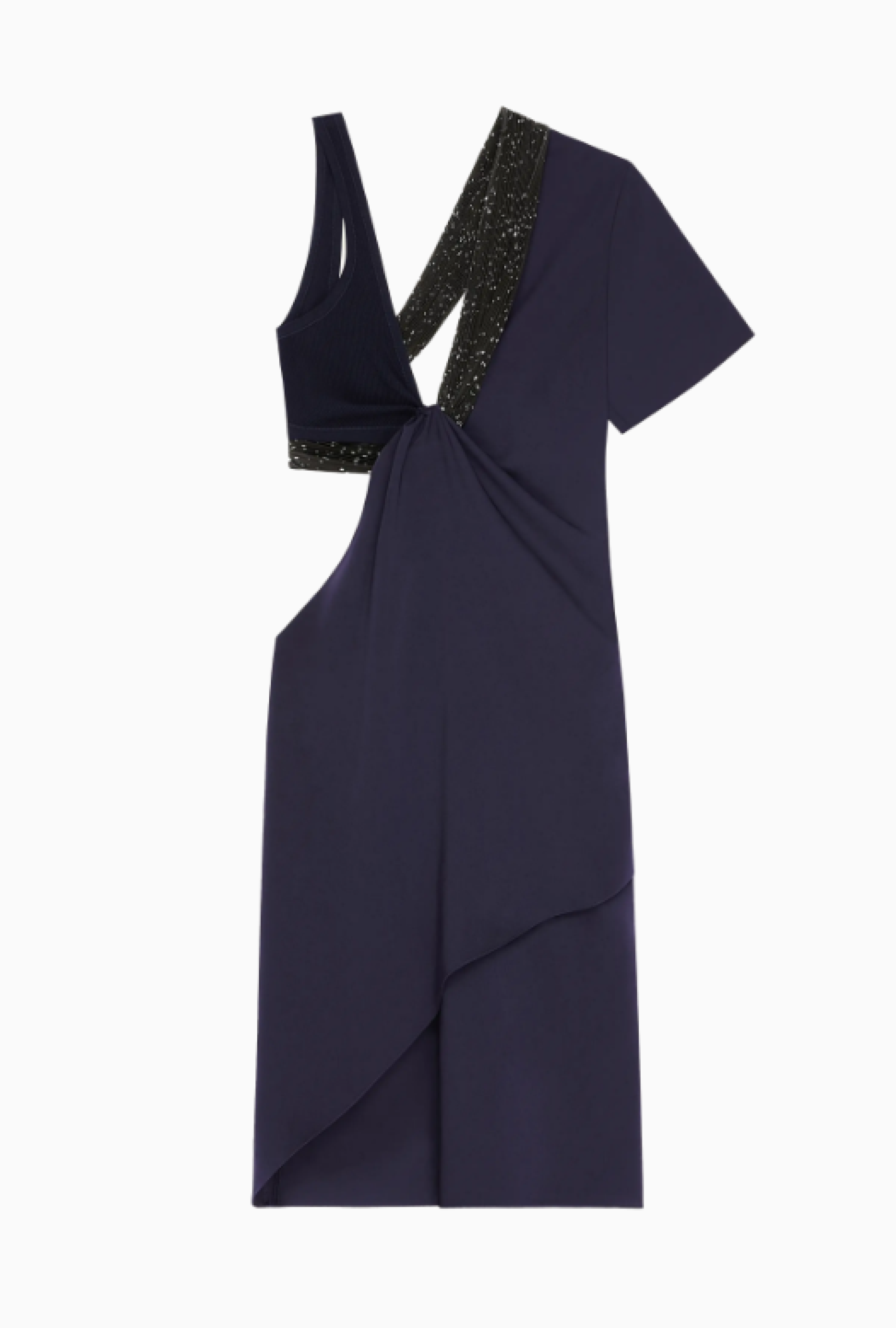 Robe Twist Asymetrical Navy
