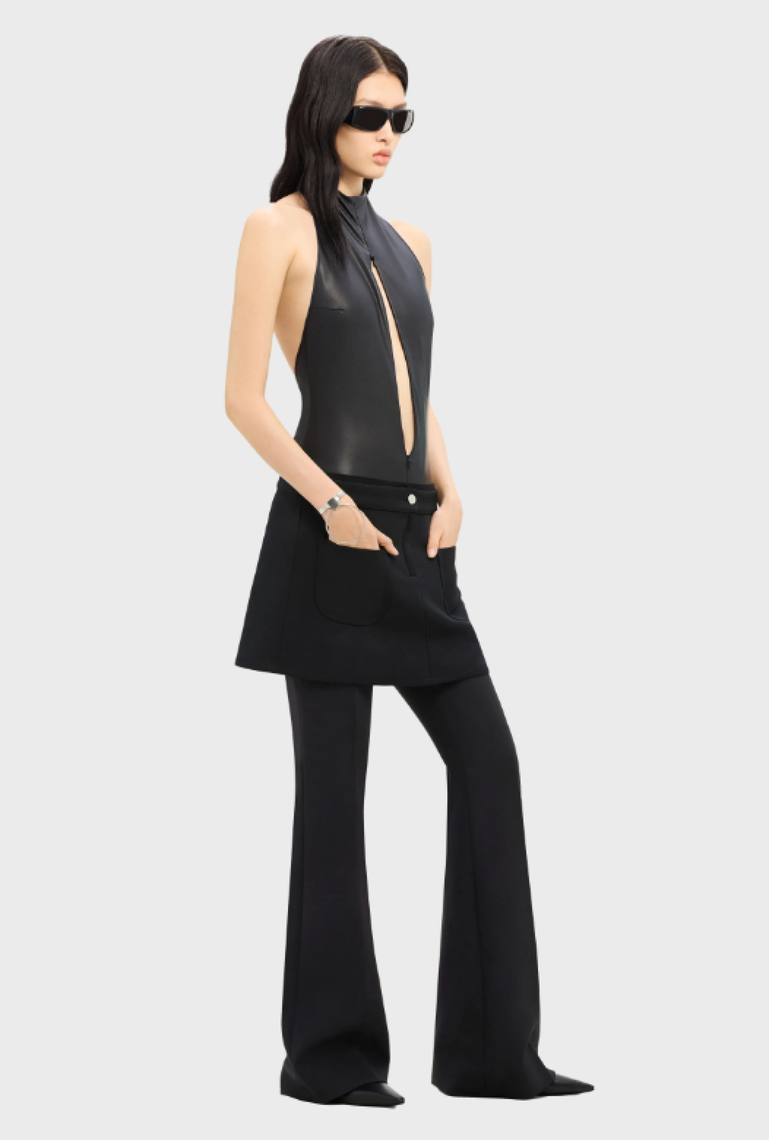 Bas Heritage Stretch Wool Black