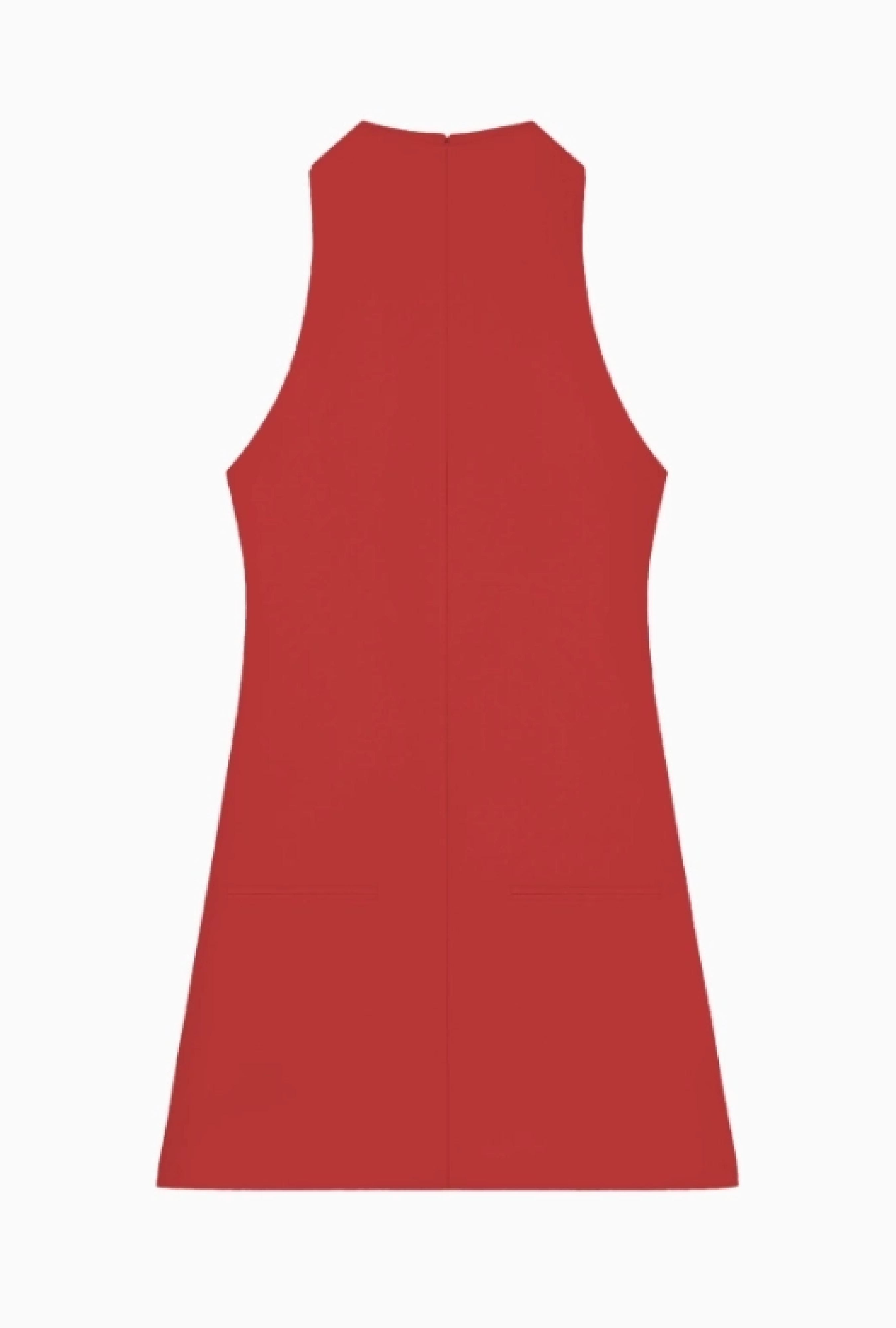 Robe 2-pocket A-line Red