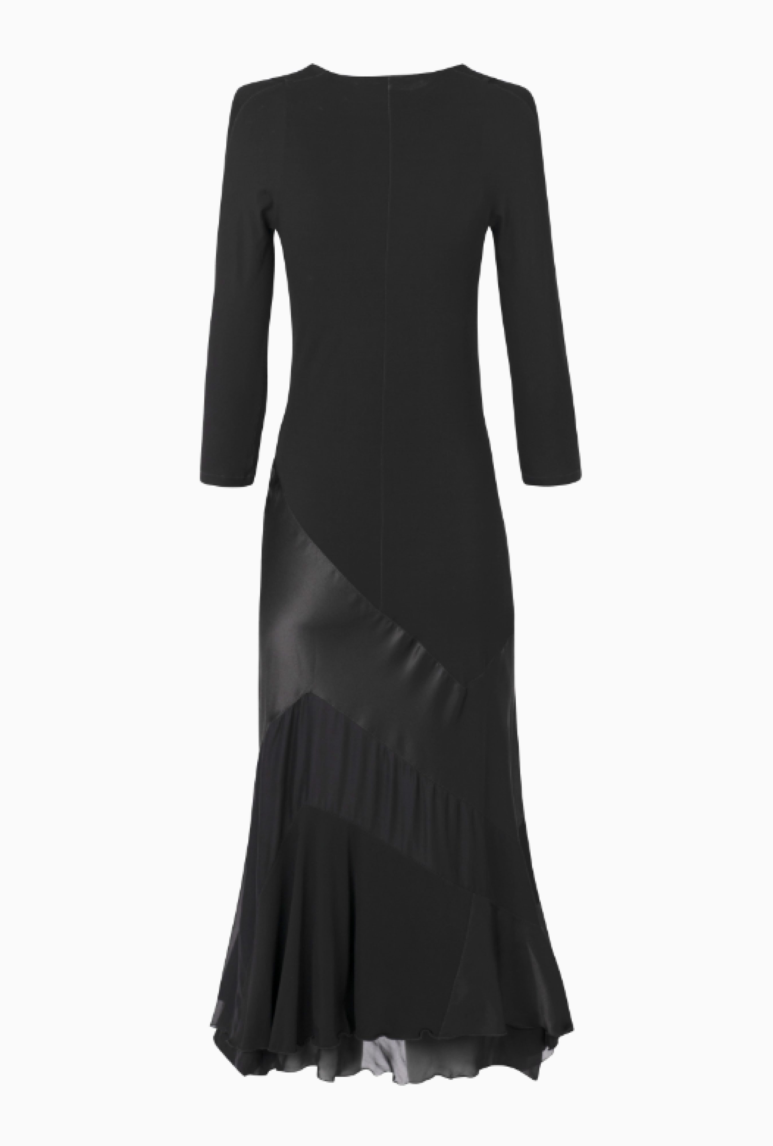 Robe Silk Bias Cut Black FW 2004