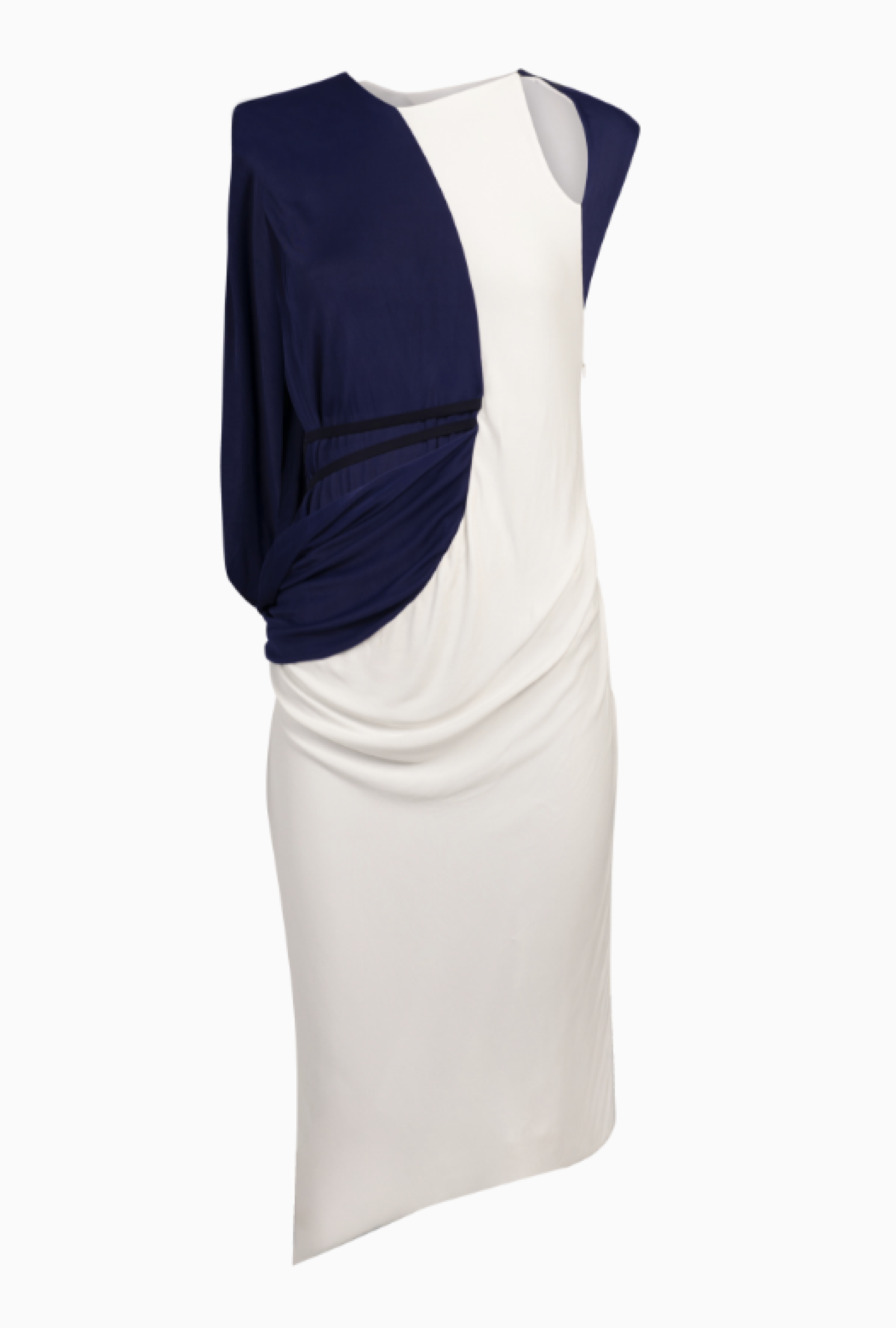 Robe Bicolore 2008 Par Nicolas Ghesquière