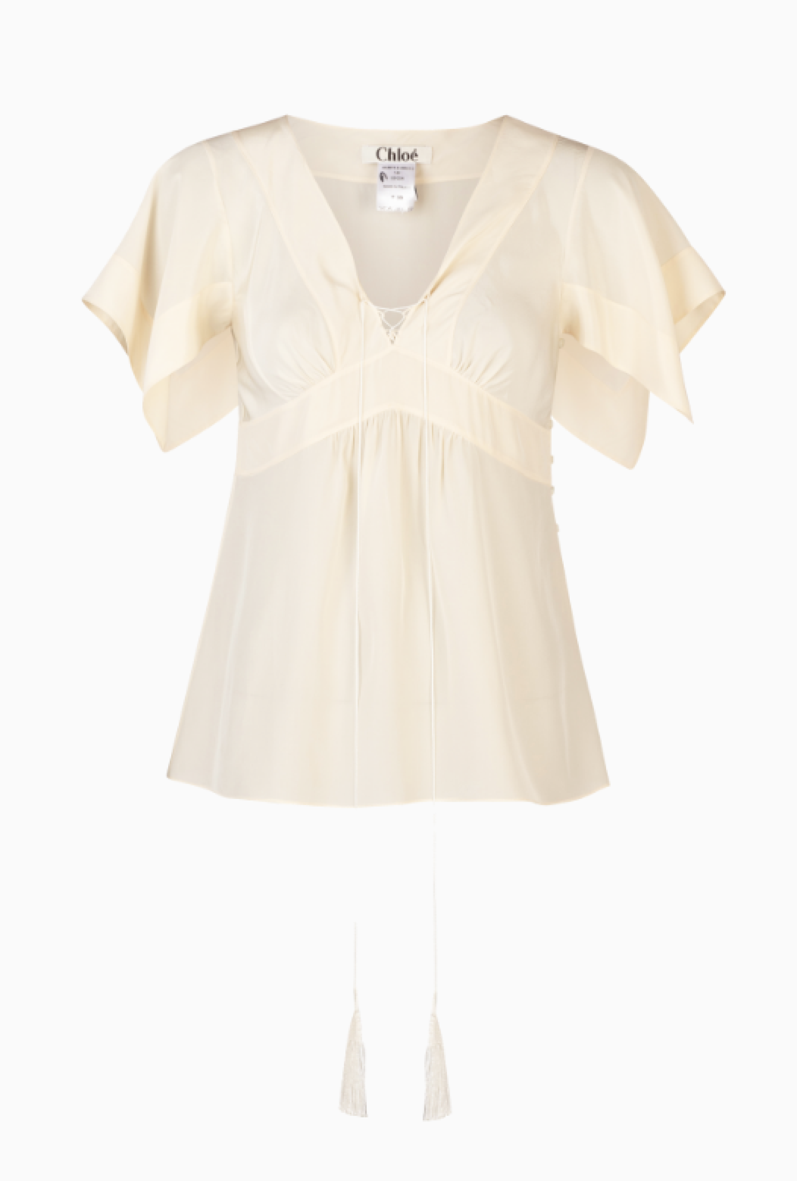 Top Soie Ivoire FW2004 par Phoebe Philo