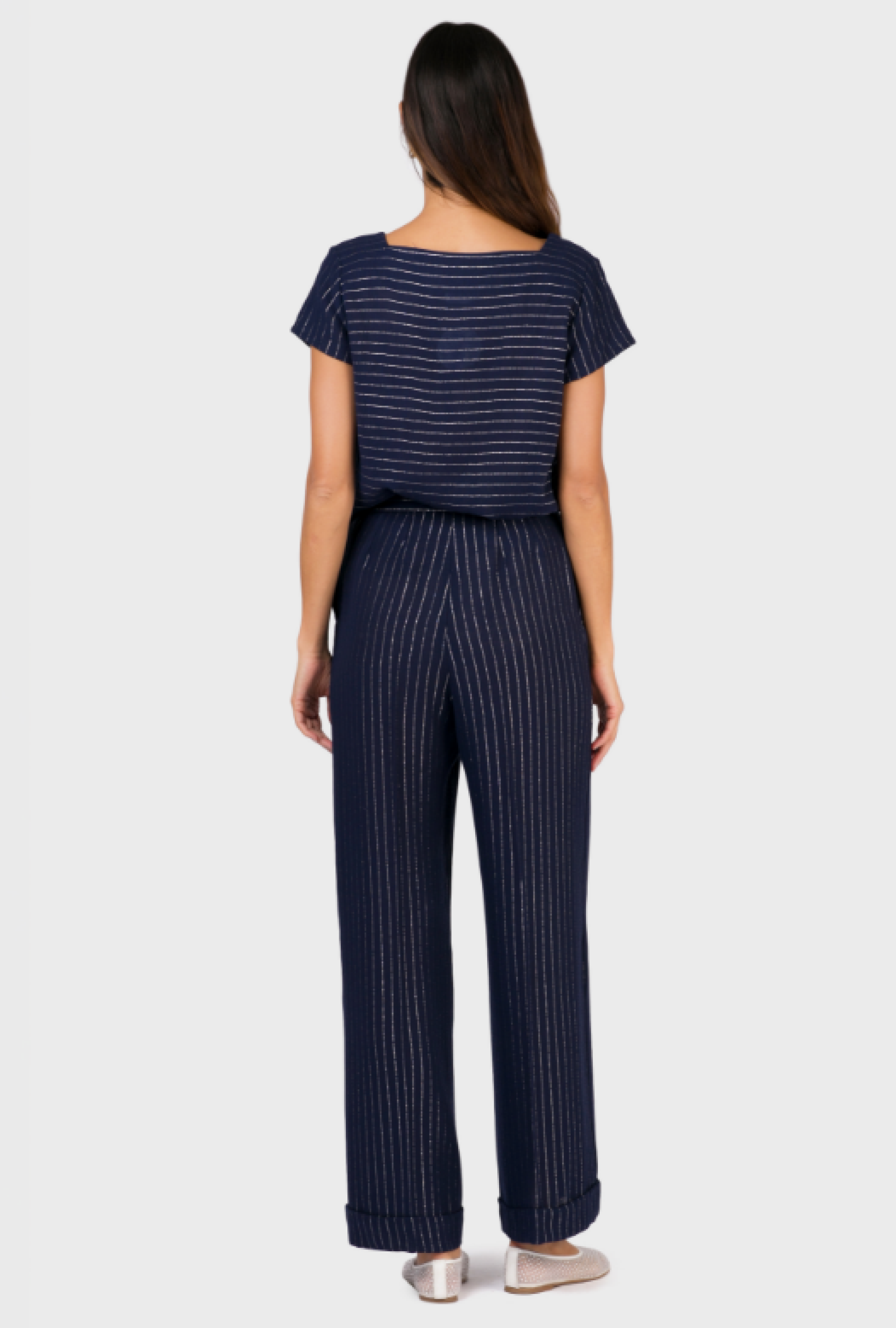 Ensemble Rayé Circa 1980