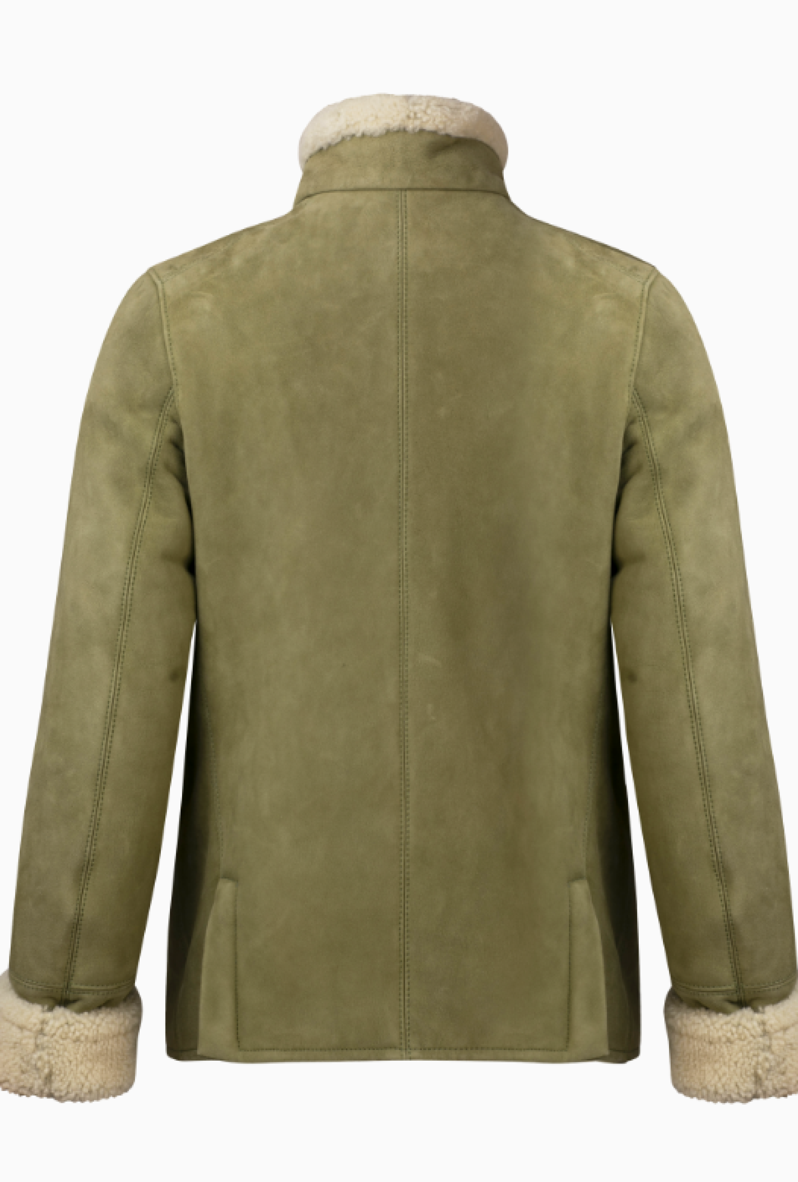 Manteau Shearling Vert Circa 2010