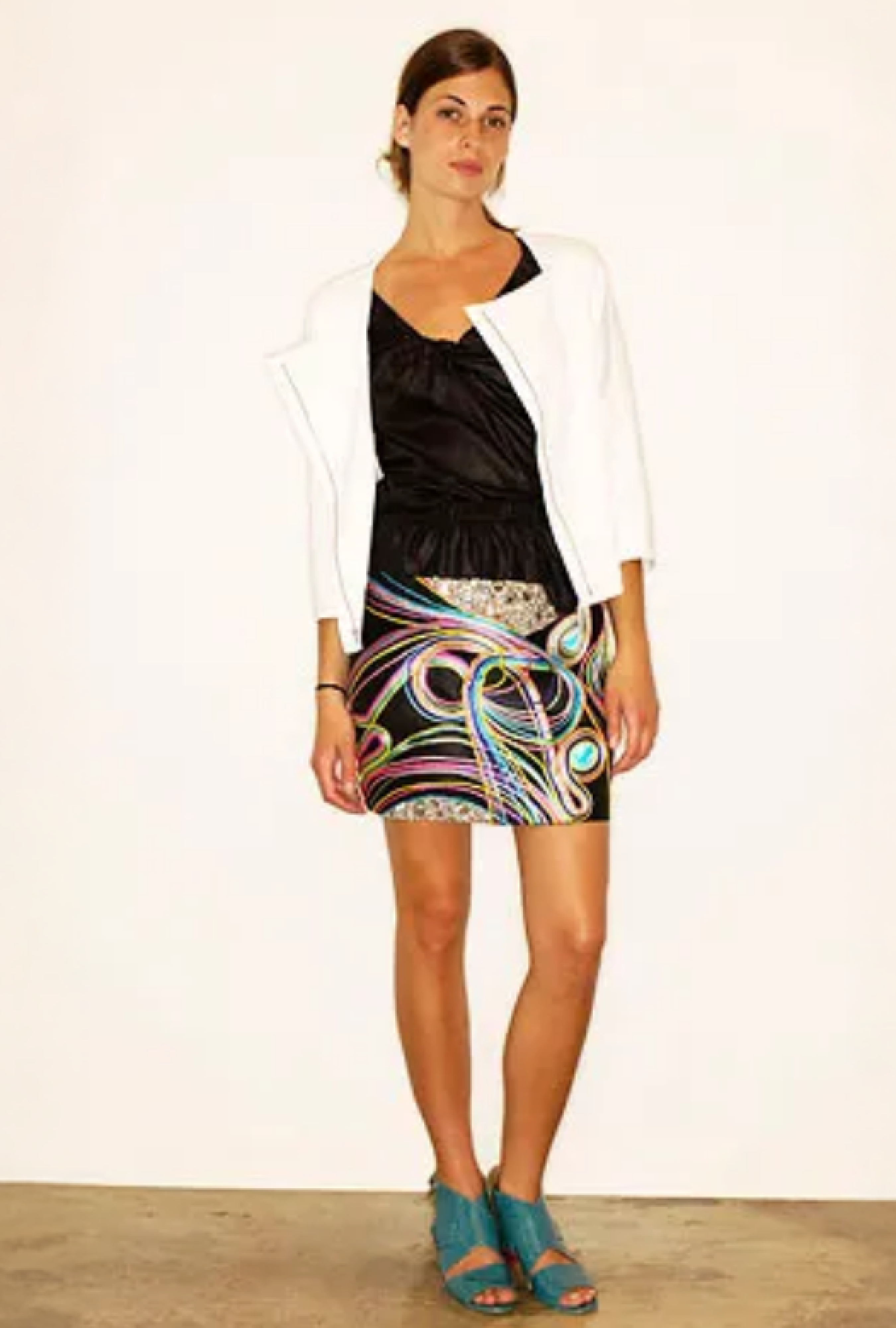 Blouse Mousseline Noire Resort 2008