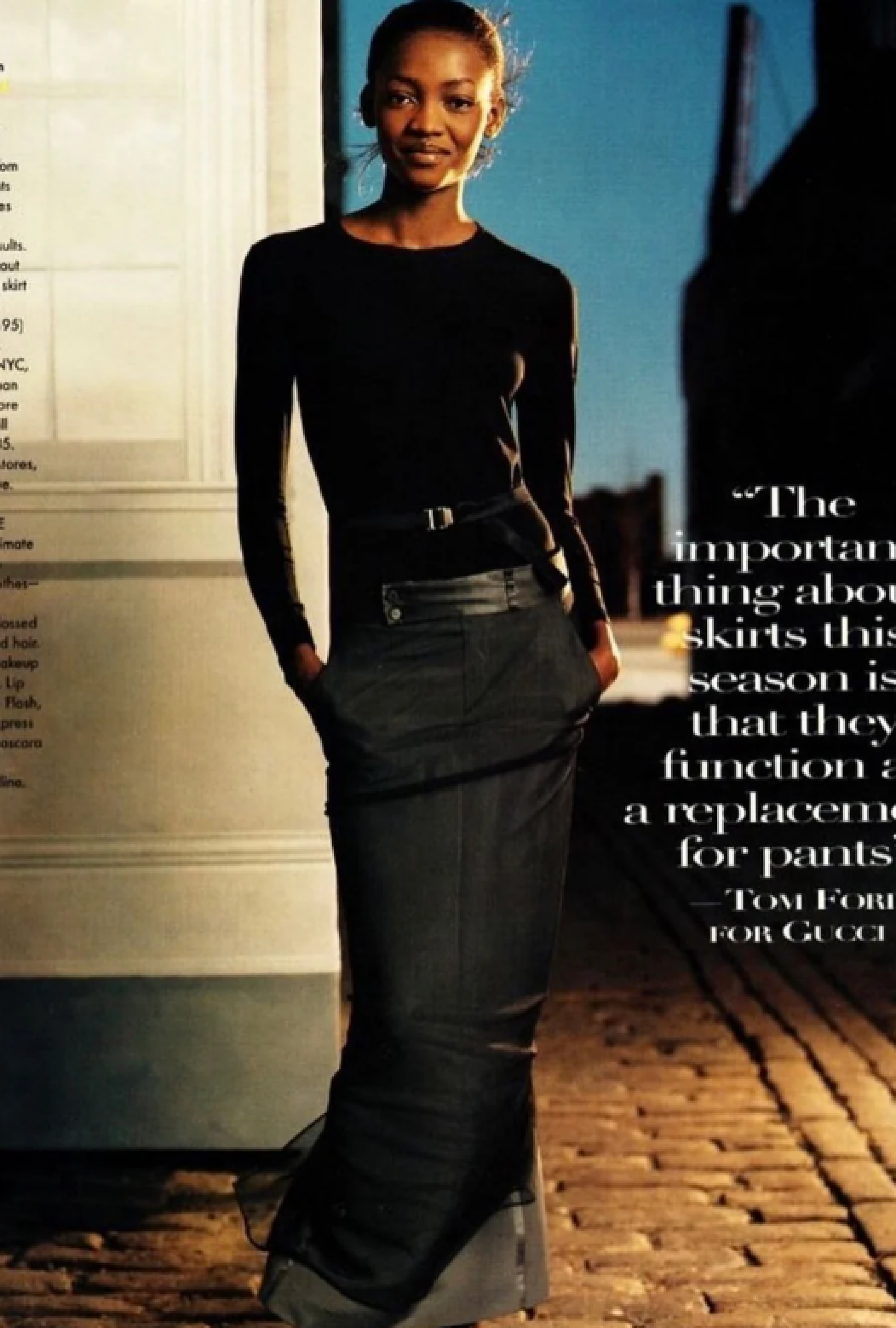 Jupe Silk Shadow FW1998 par Tom Ford