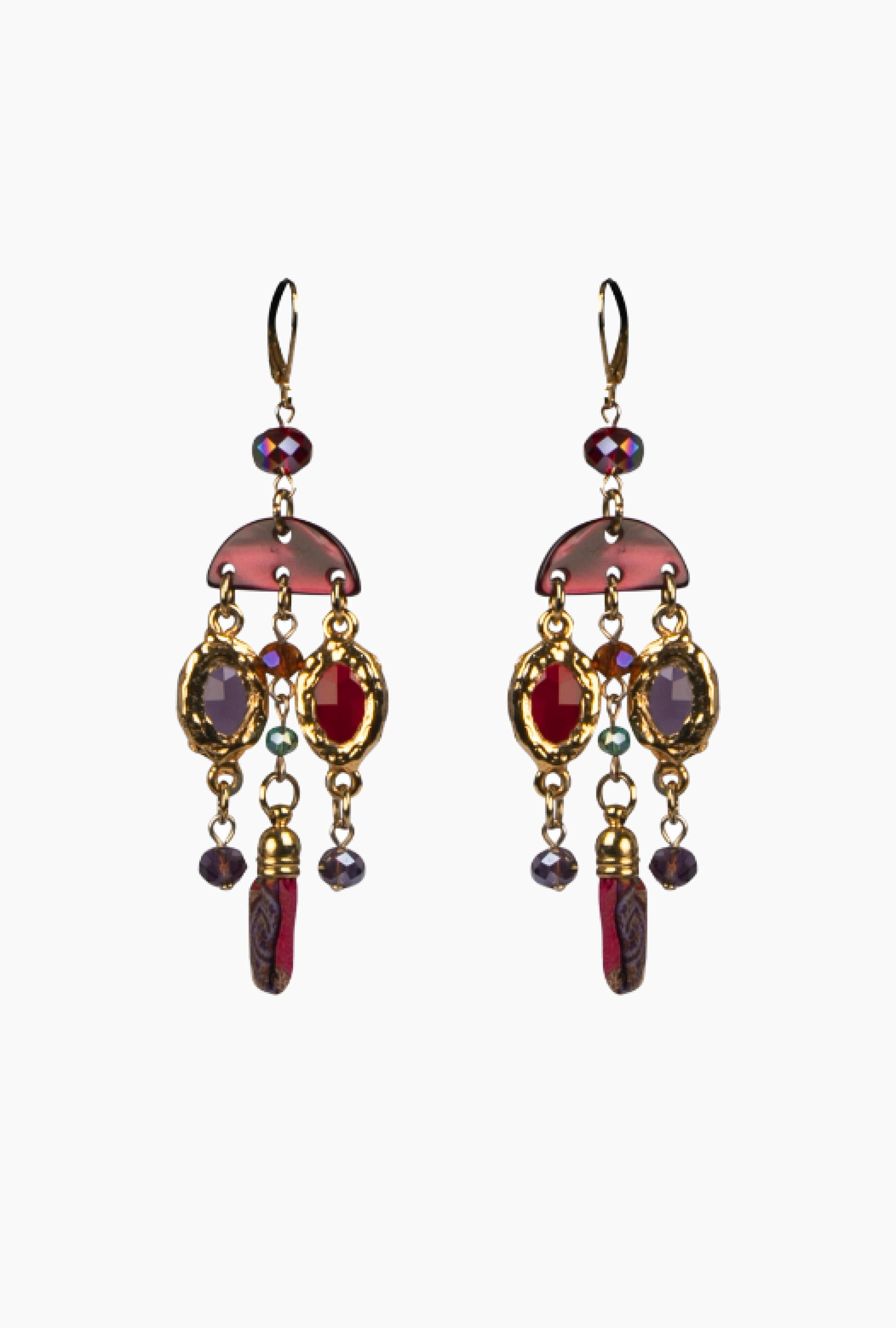Boucles D'Oreilles Statement Baroque Circa 2000