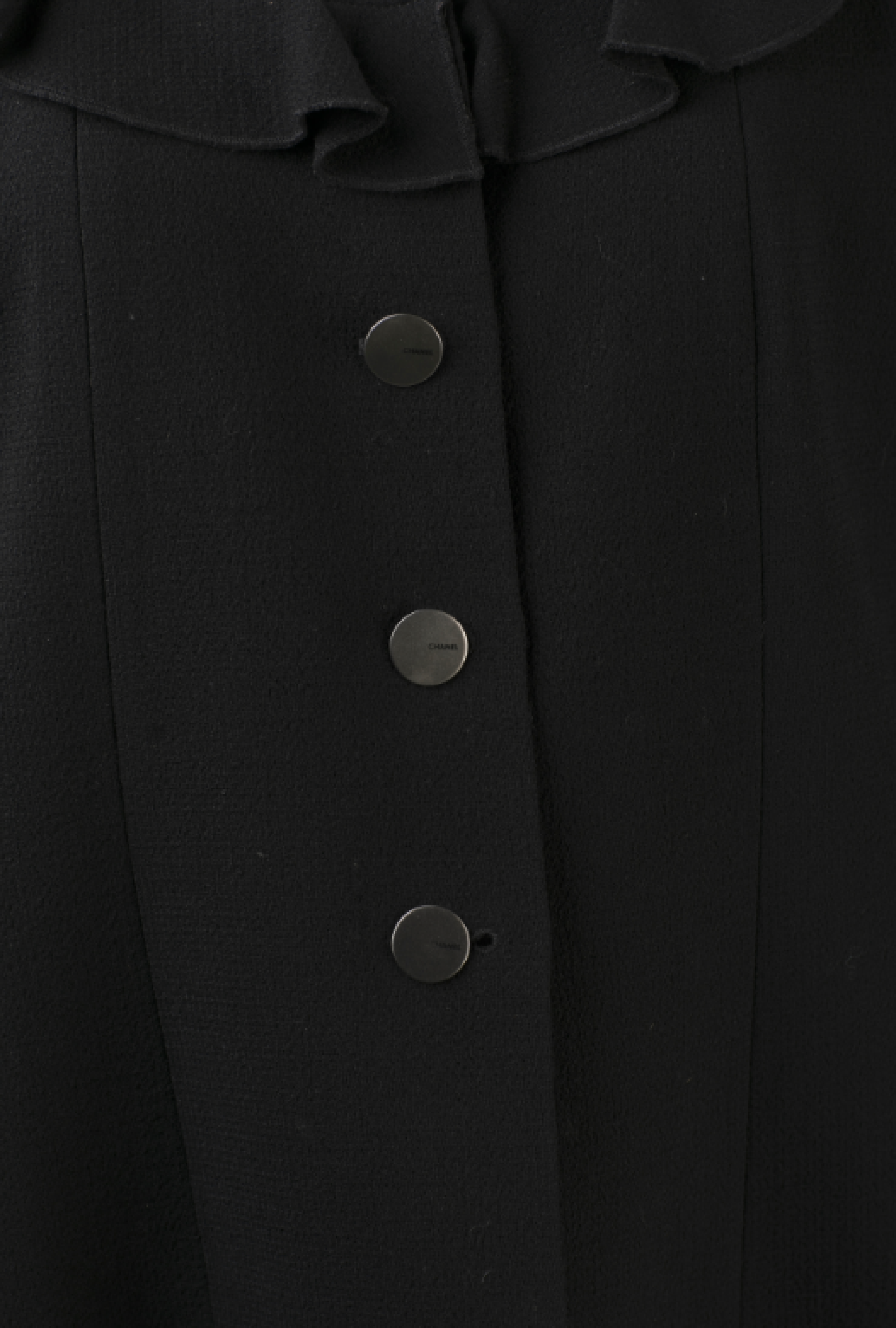 Veste Volant Noir FW1999 Par Karl Lagerfeld