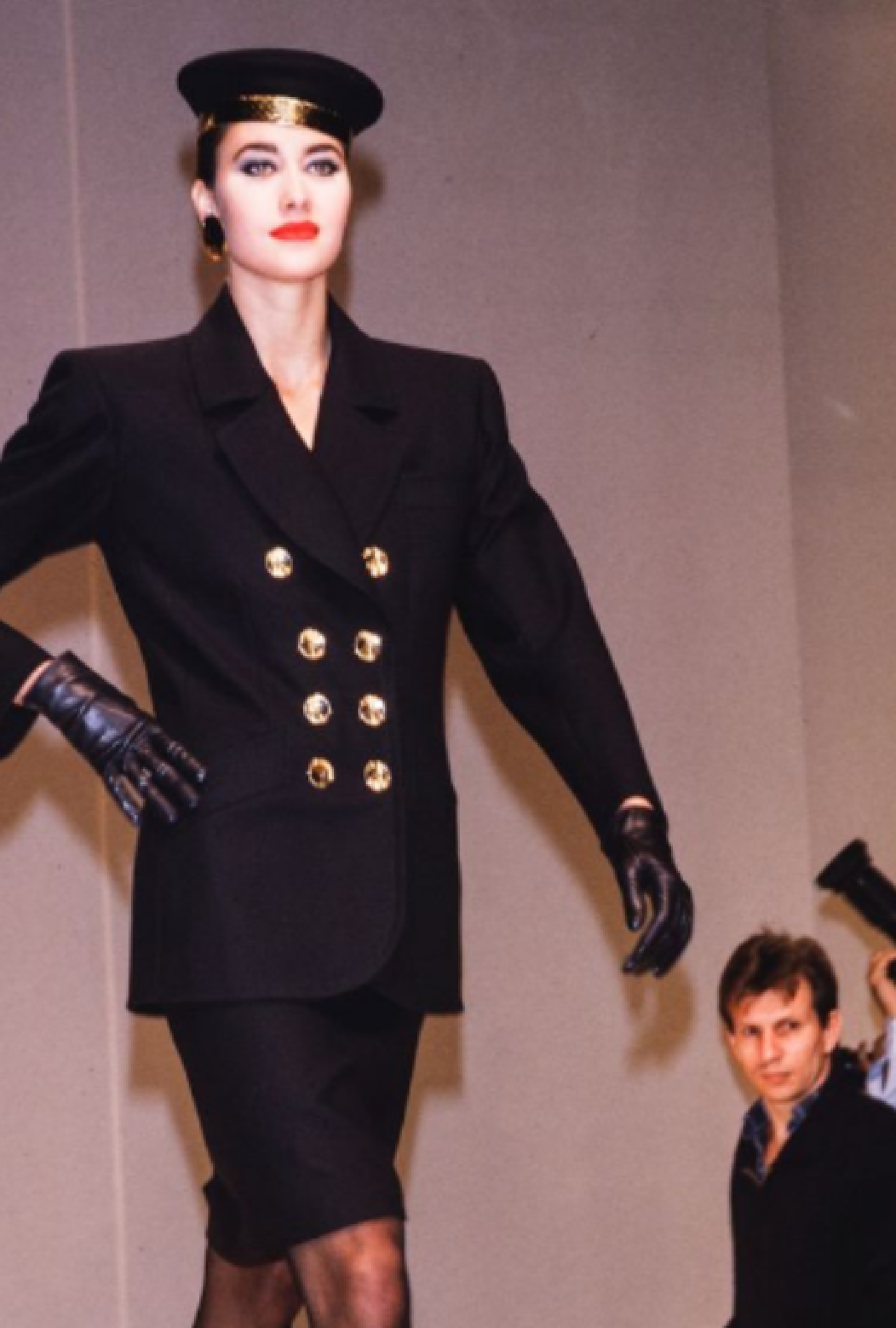 Veste Marine Ss1989 Par Yves Saint Laurent