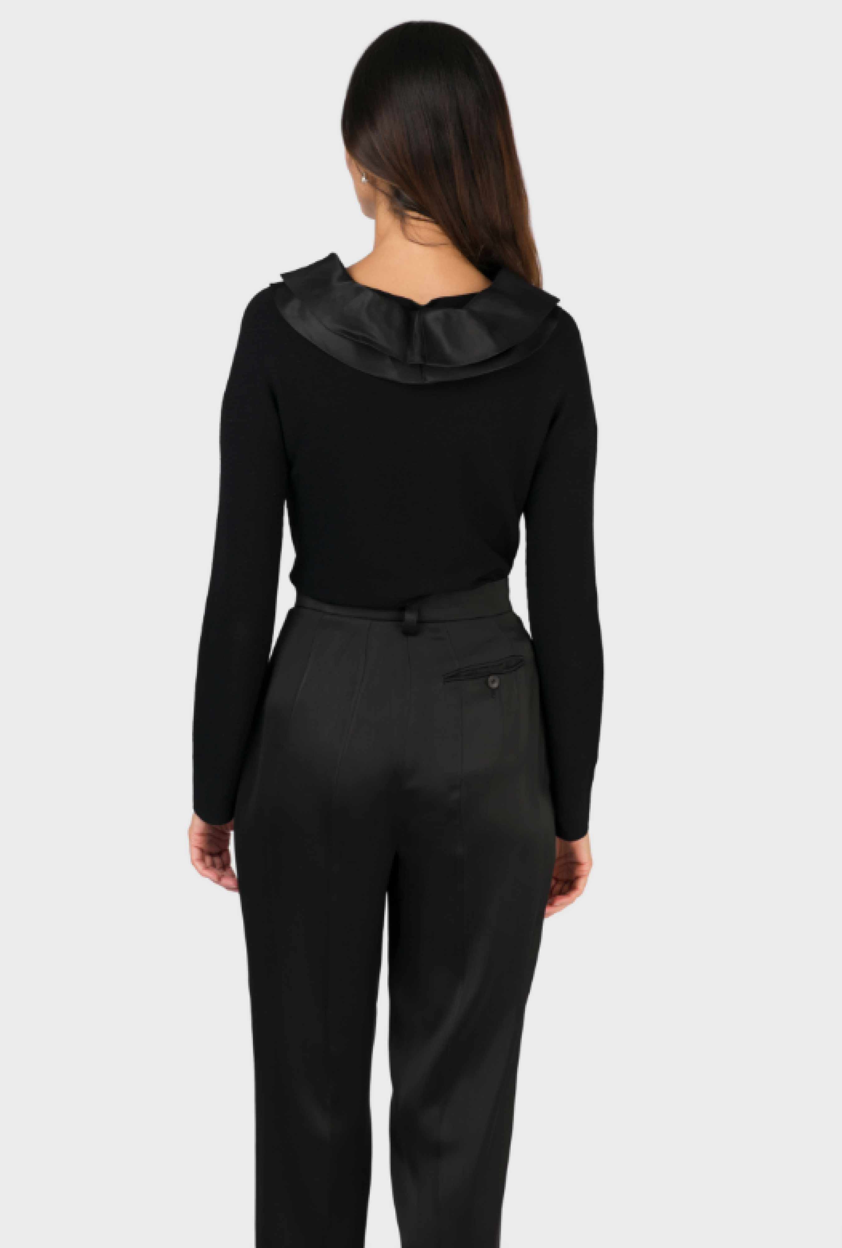 Top Col Bateau Satin FW2012