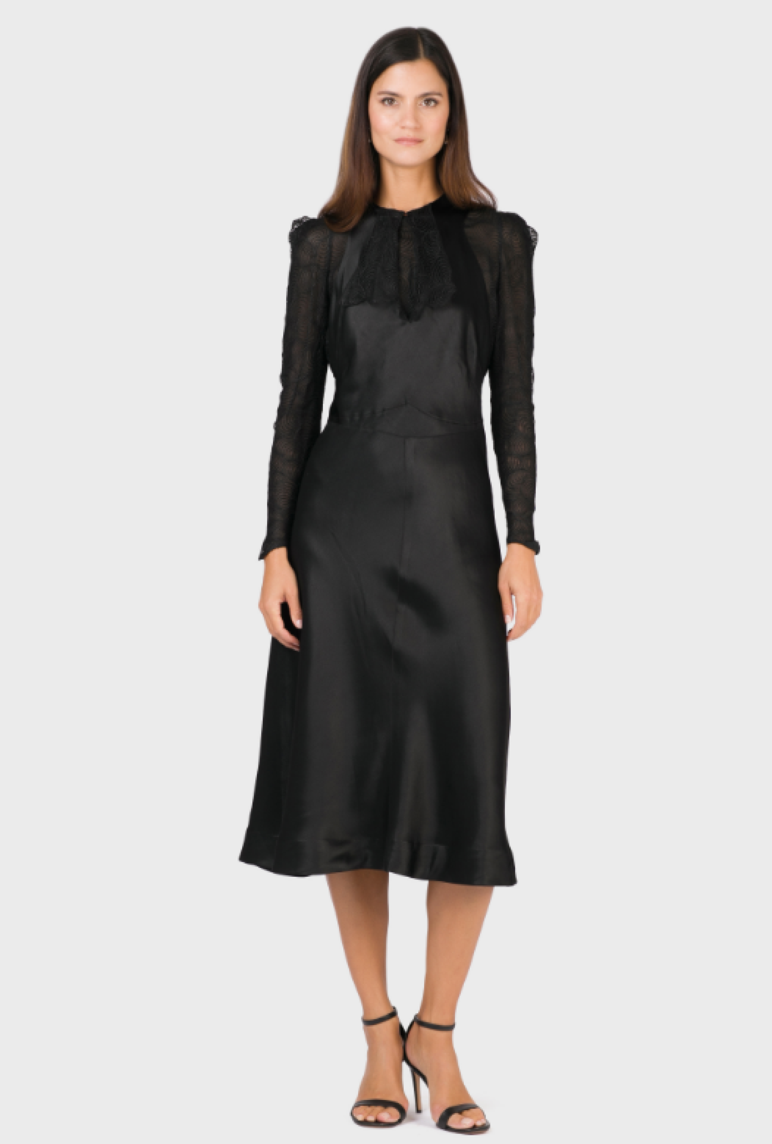 Robe Noir Sculptural Circa 1935