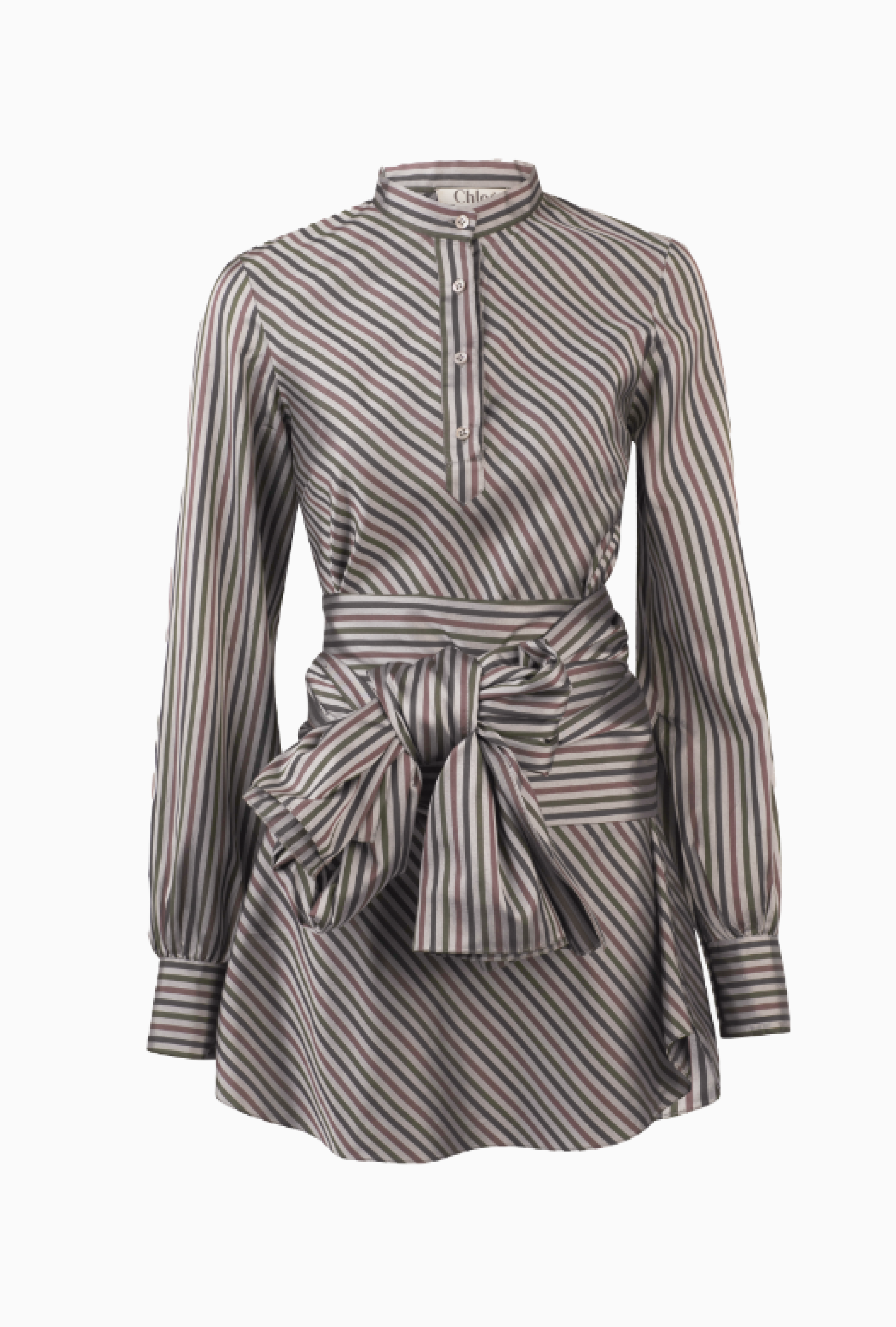 Chemise Stripes Fluid FW2002 By Phoebe Philo