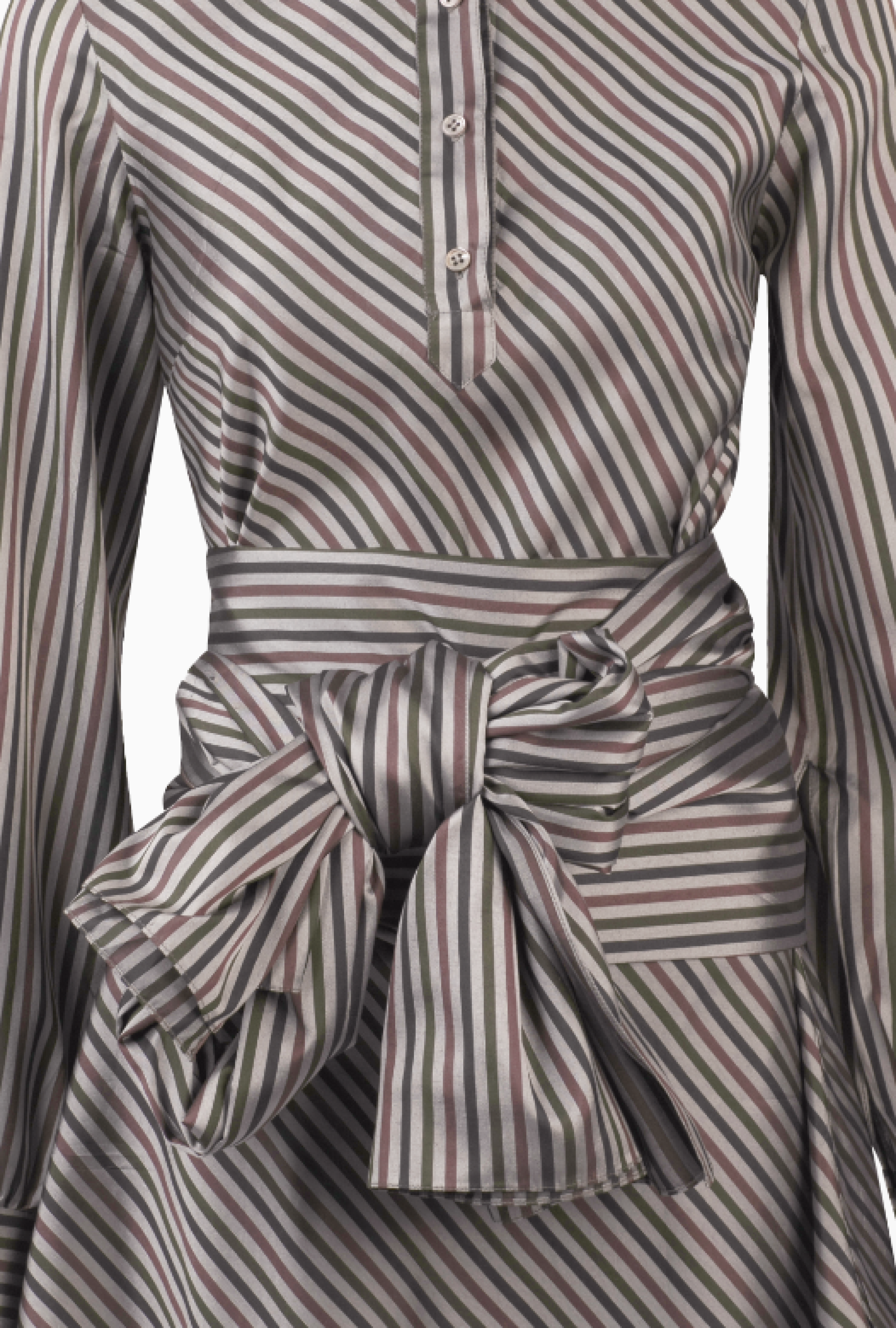 Chemise Stripes Fluid FW2002 By Phoebe Philo