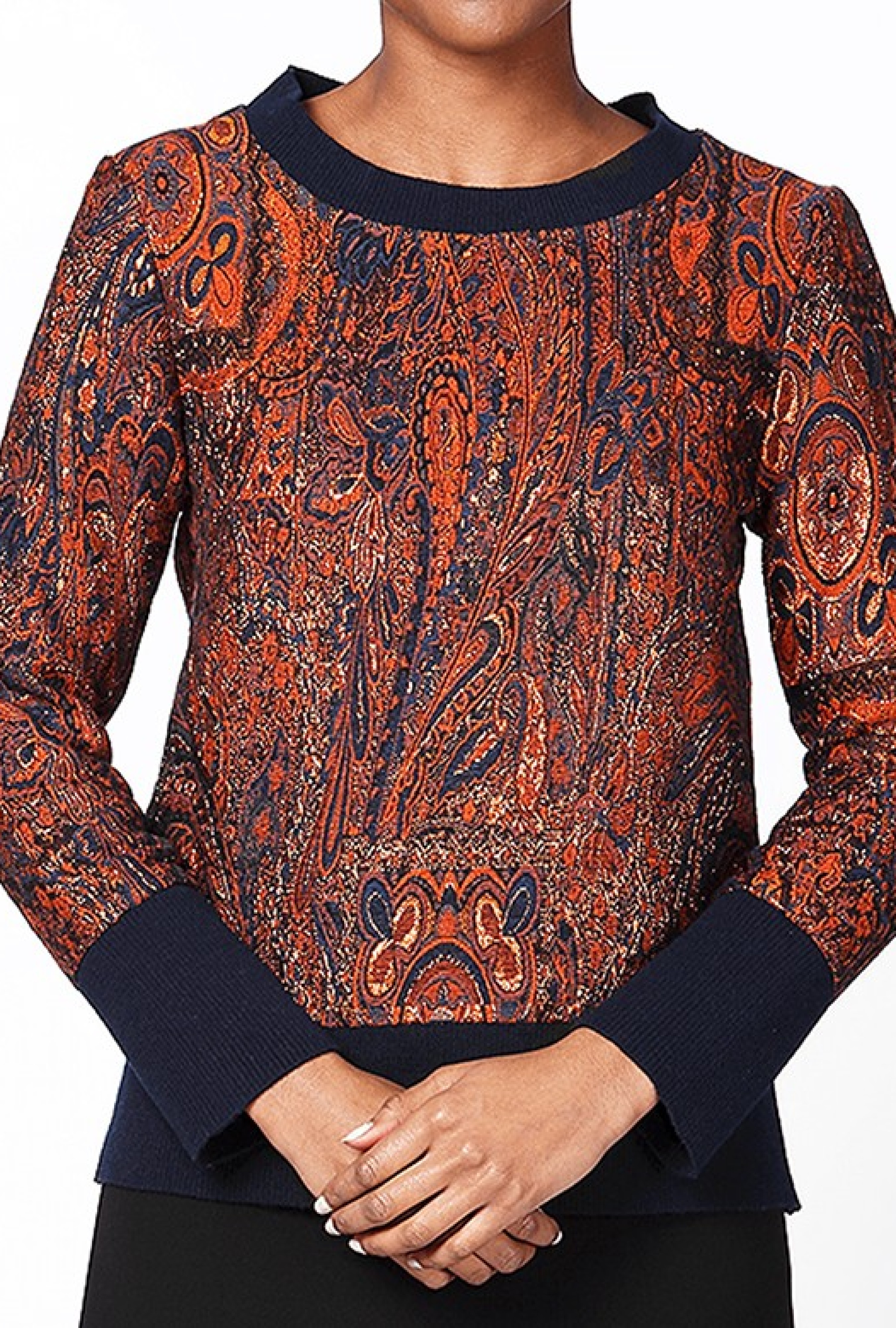 Sweat Jacquard Bronze