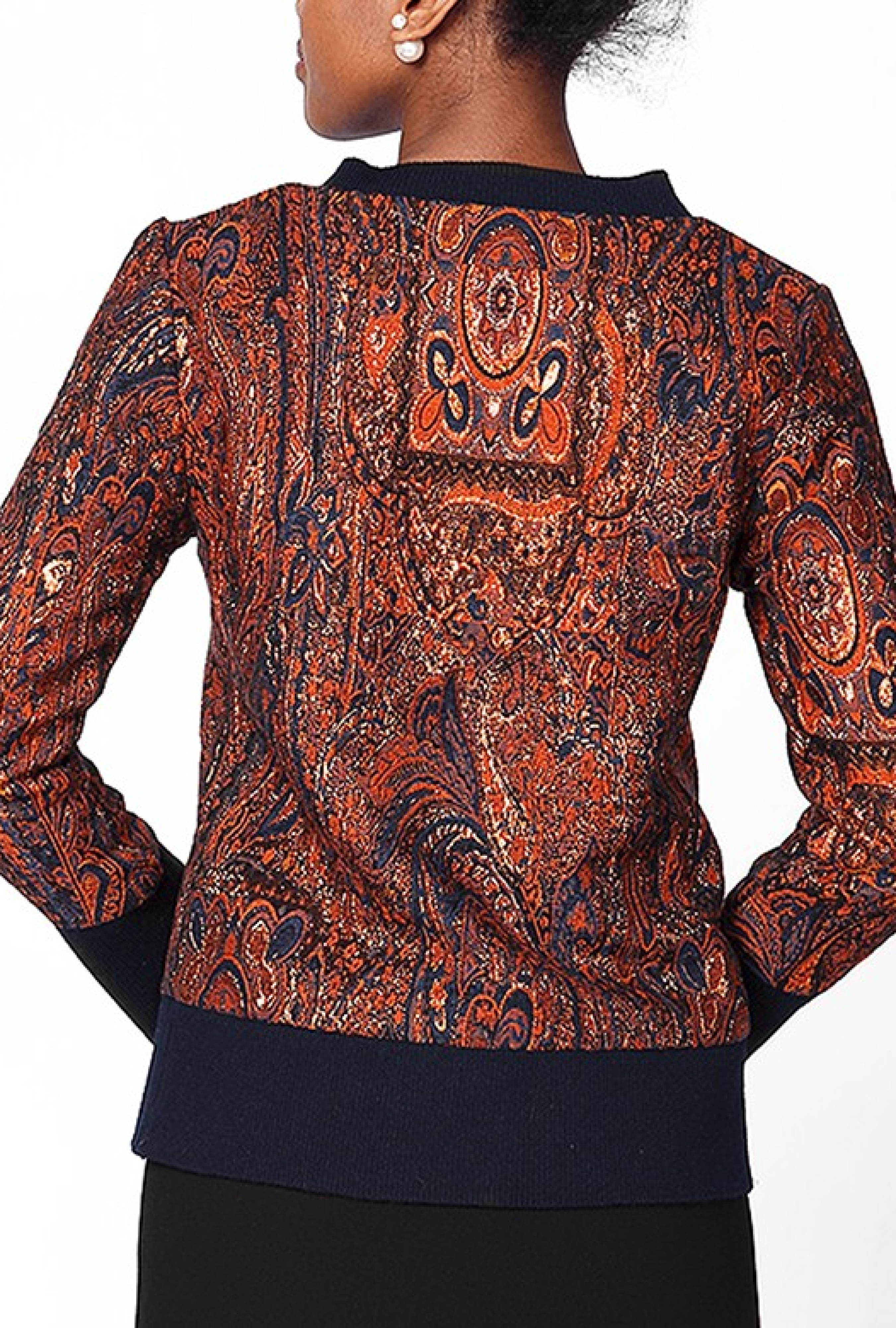 Sweat Jacquard Bronze