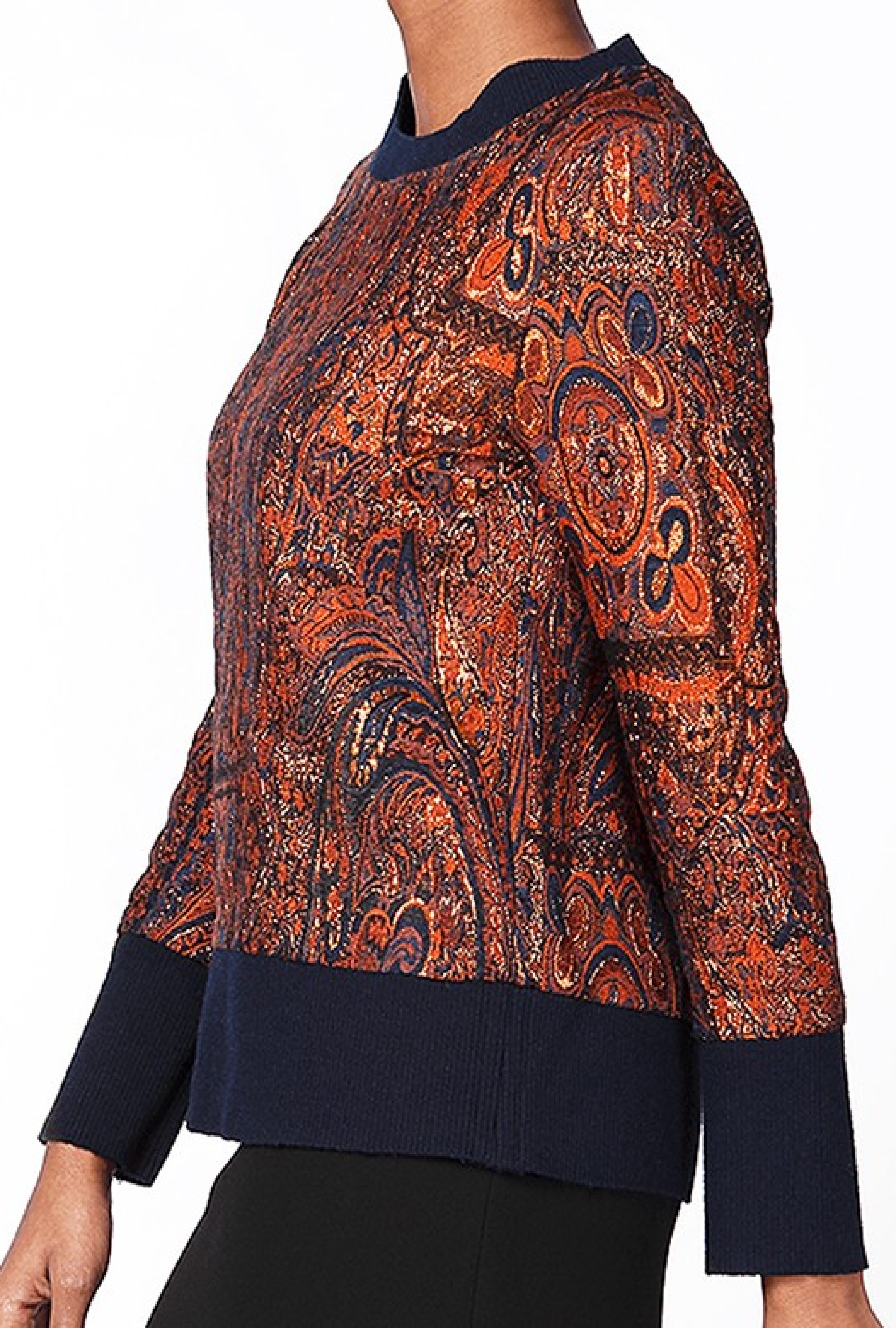 Sweat Jacquard Bronze