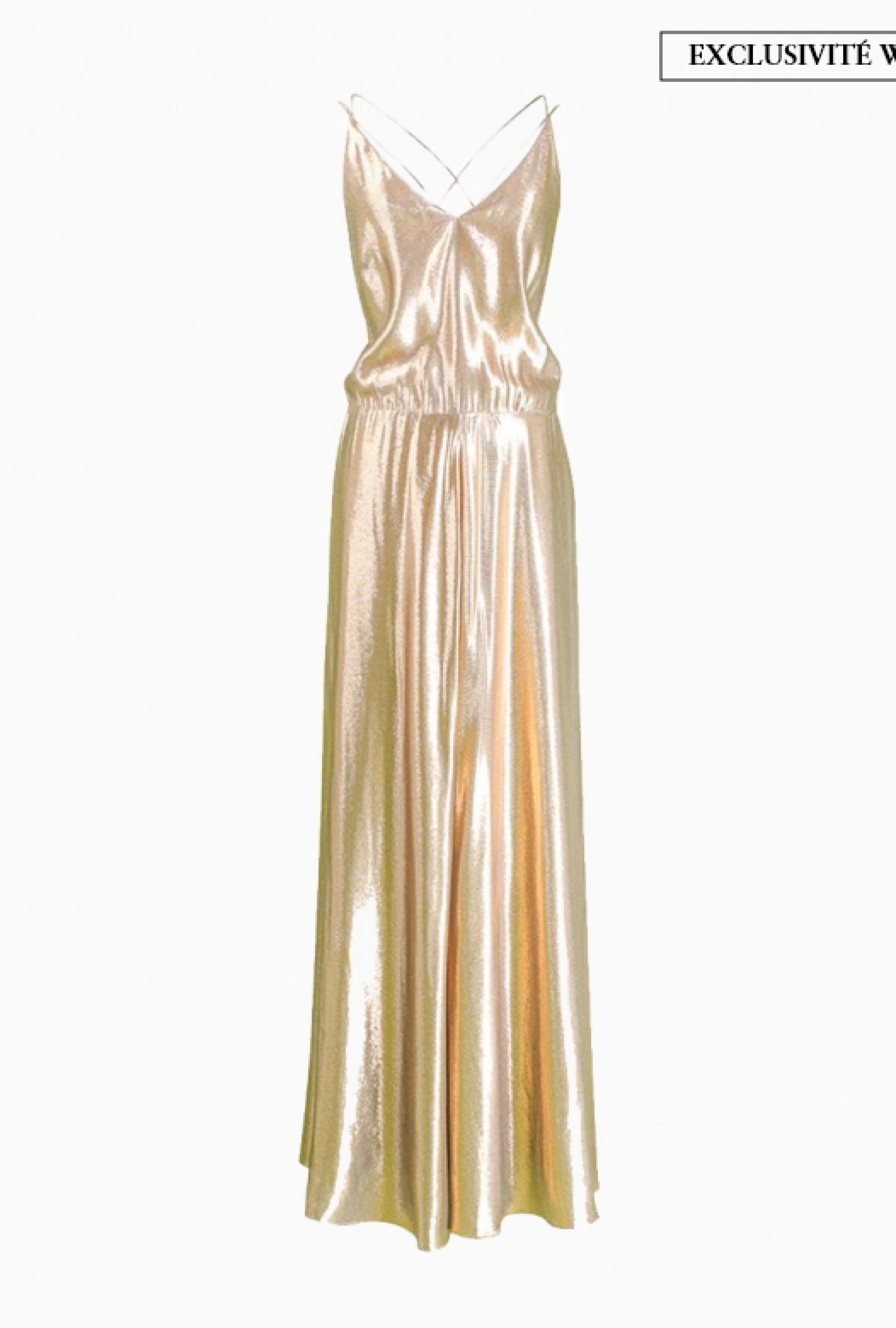 Robe Martine Gold- Exclusivité web