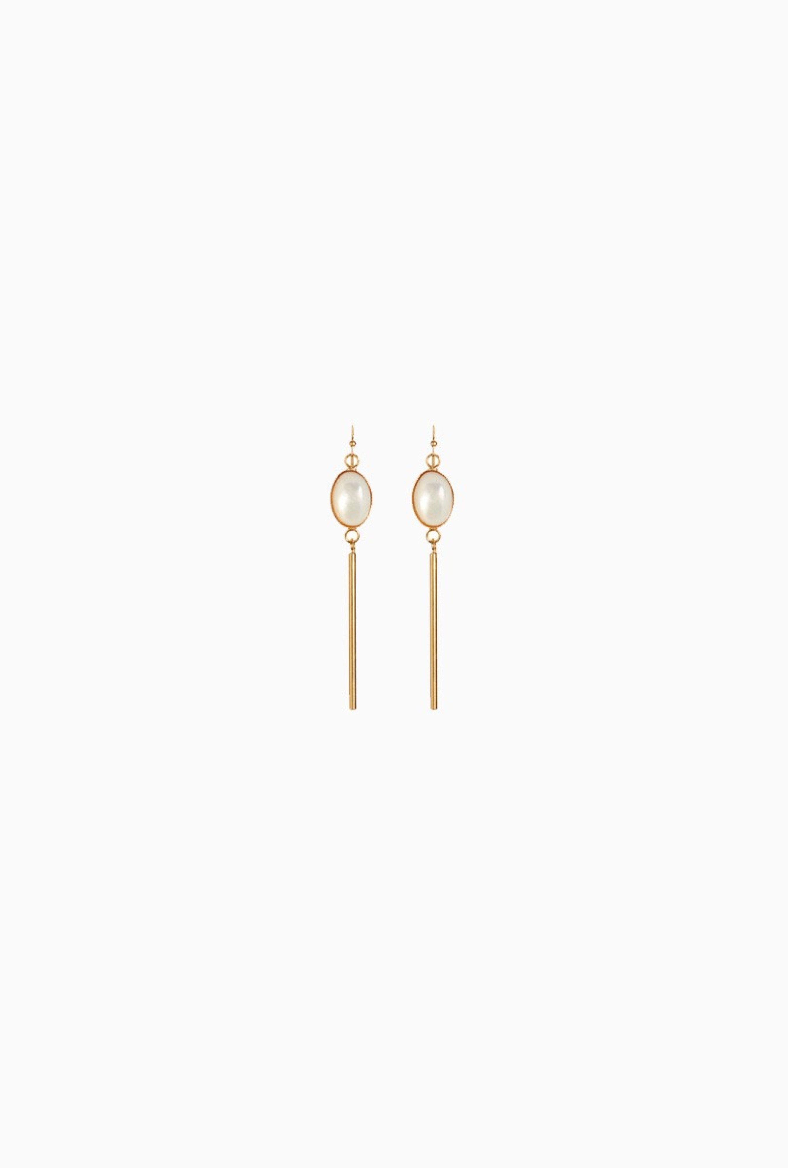 Boucles d'oreilles Pierre Nacre