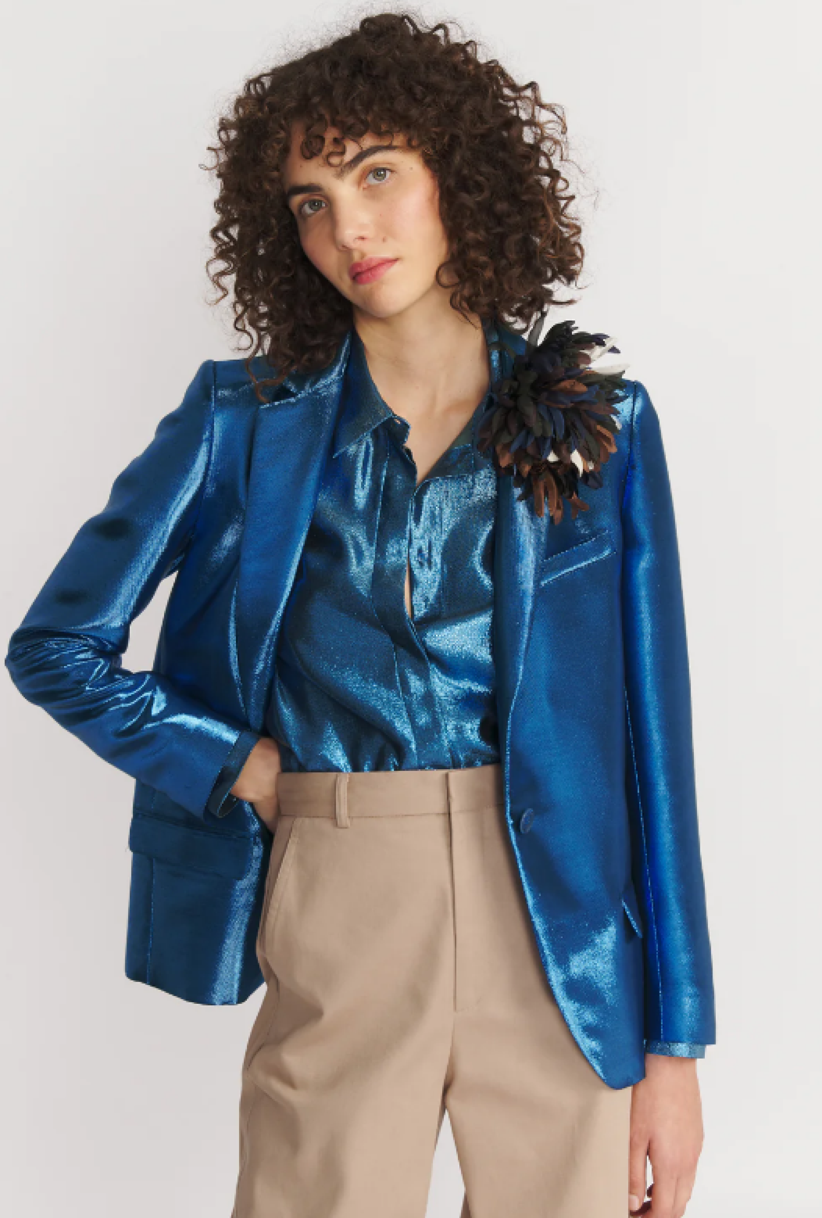 Veste Medhi Turquoise