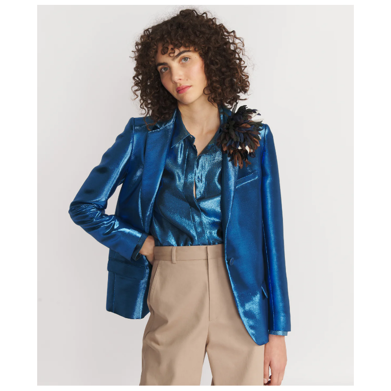 Veste Indress Medhi Turquoise