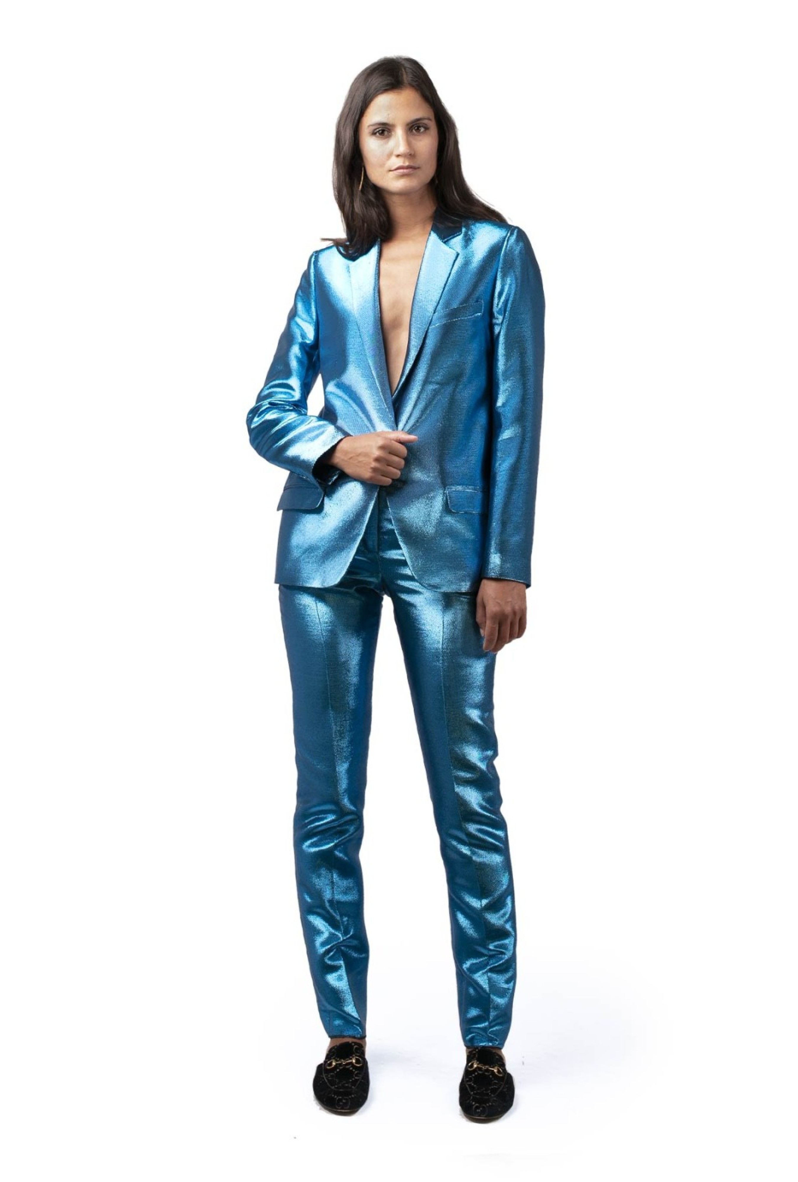 Pantalon Medhi Turquoise