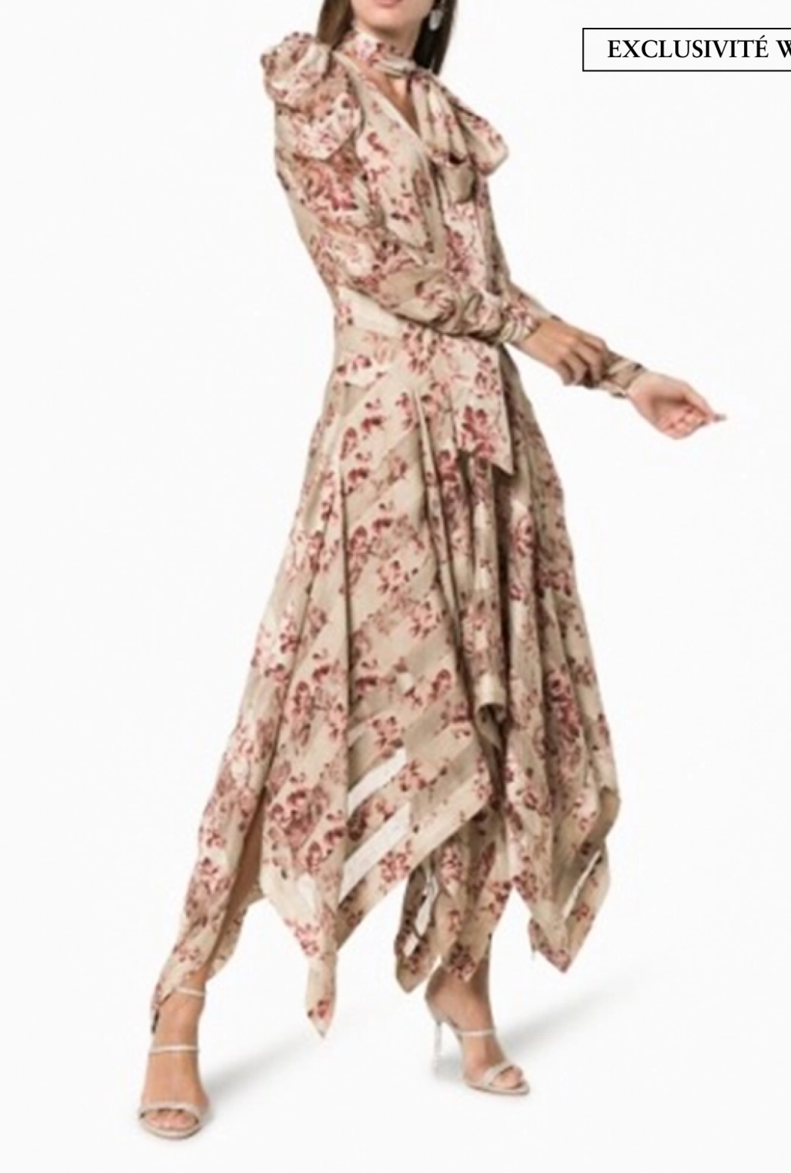 Robe Floral Neck Tie