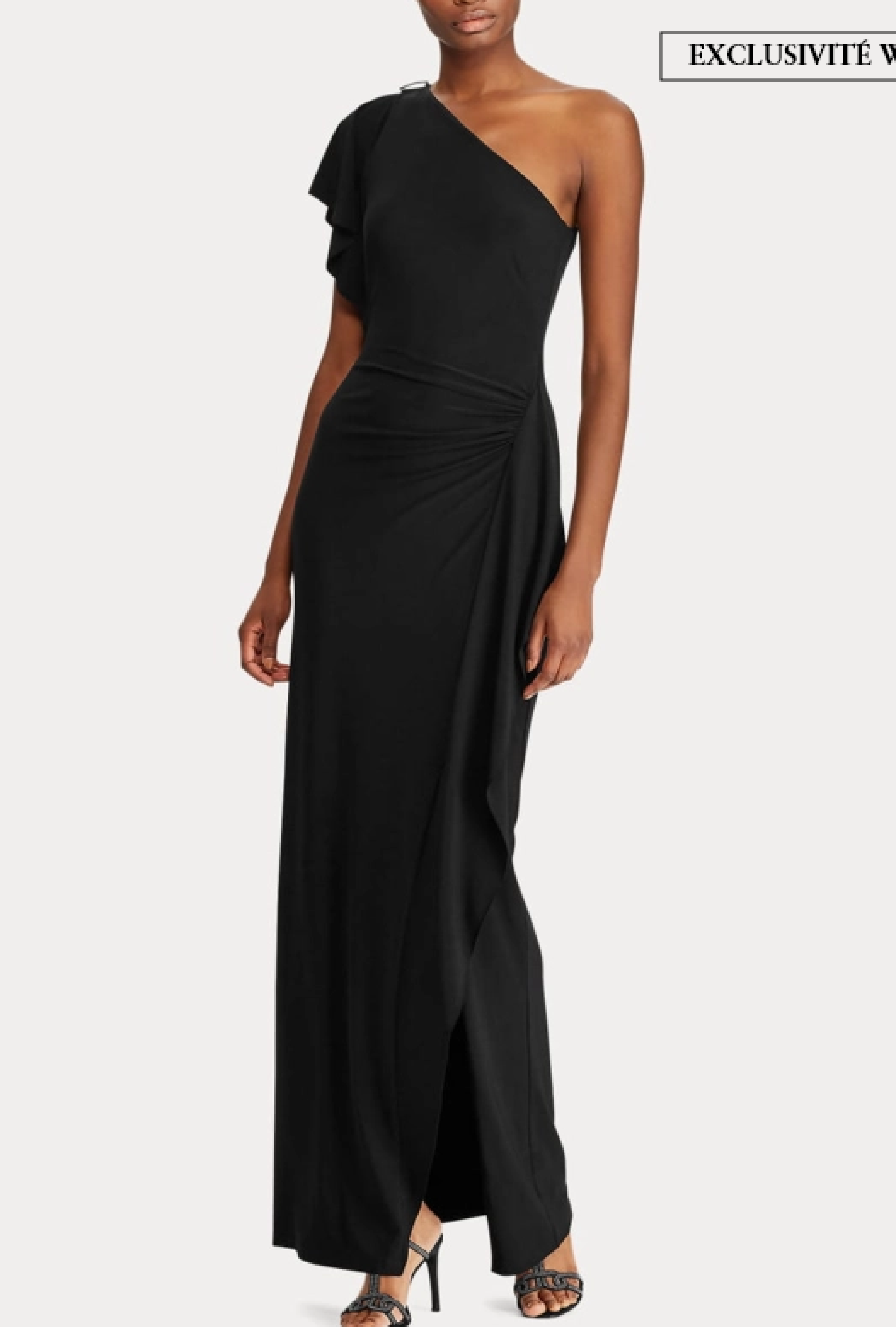 Robe  Asymétrique Broche