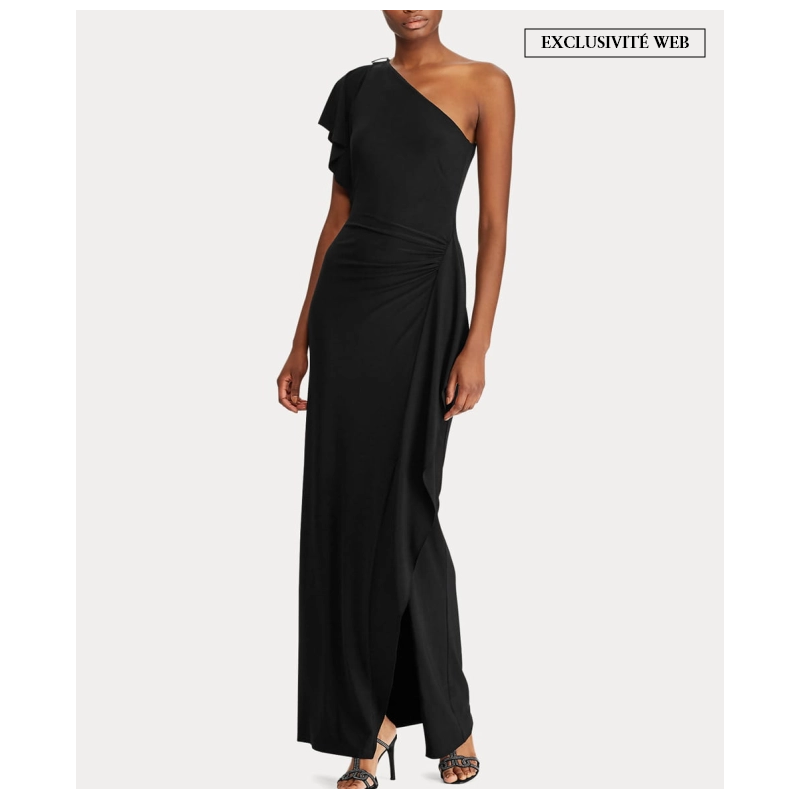 Robe  Asymétrique Broche