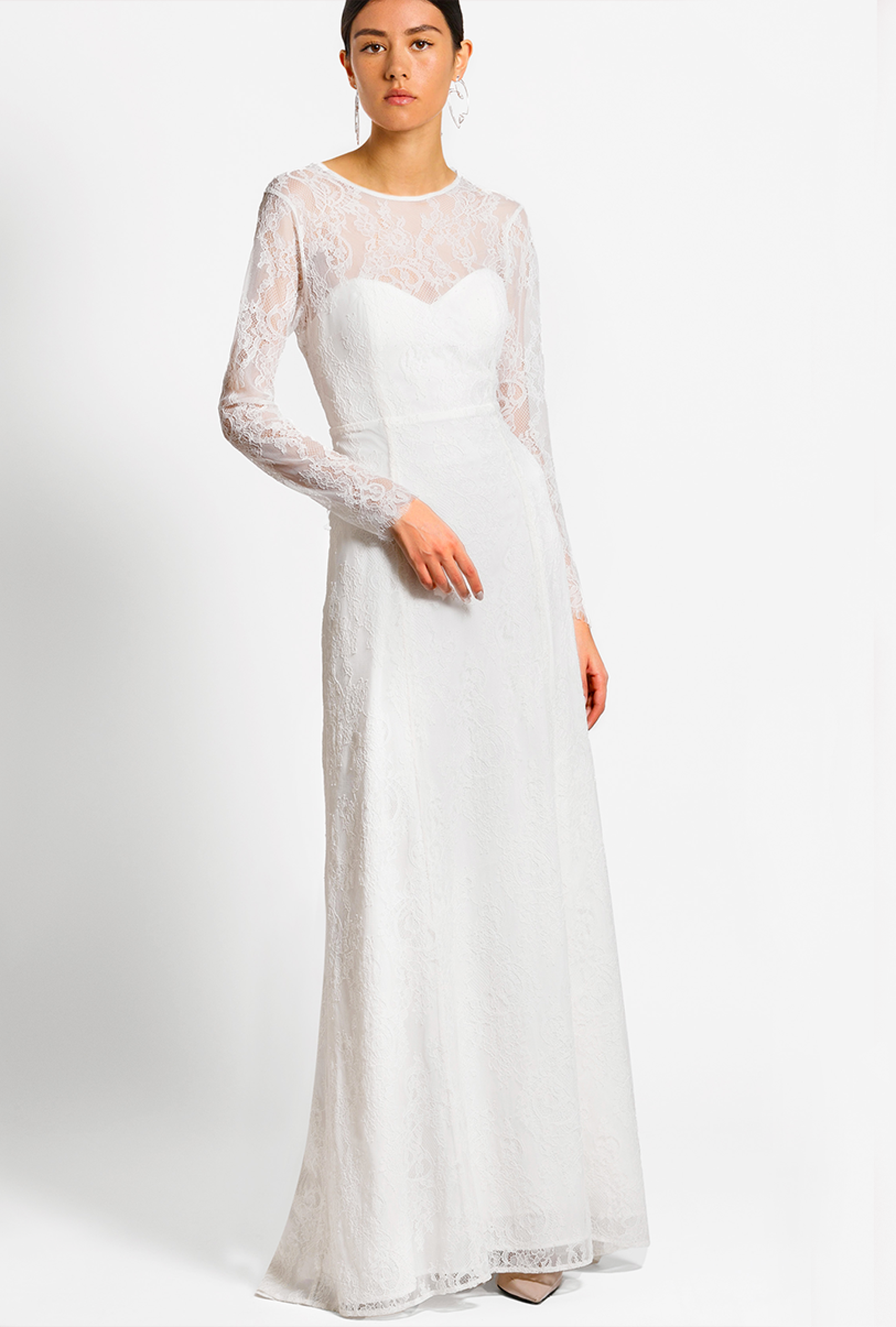 Robe De Cocktail Blanche- Exclusivité web