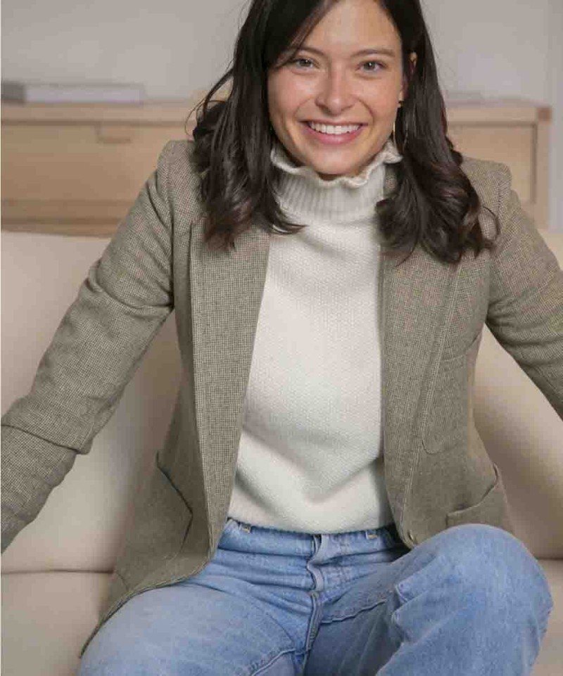 Veste Les Prairies de Paris Beige