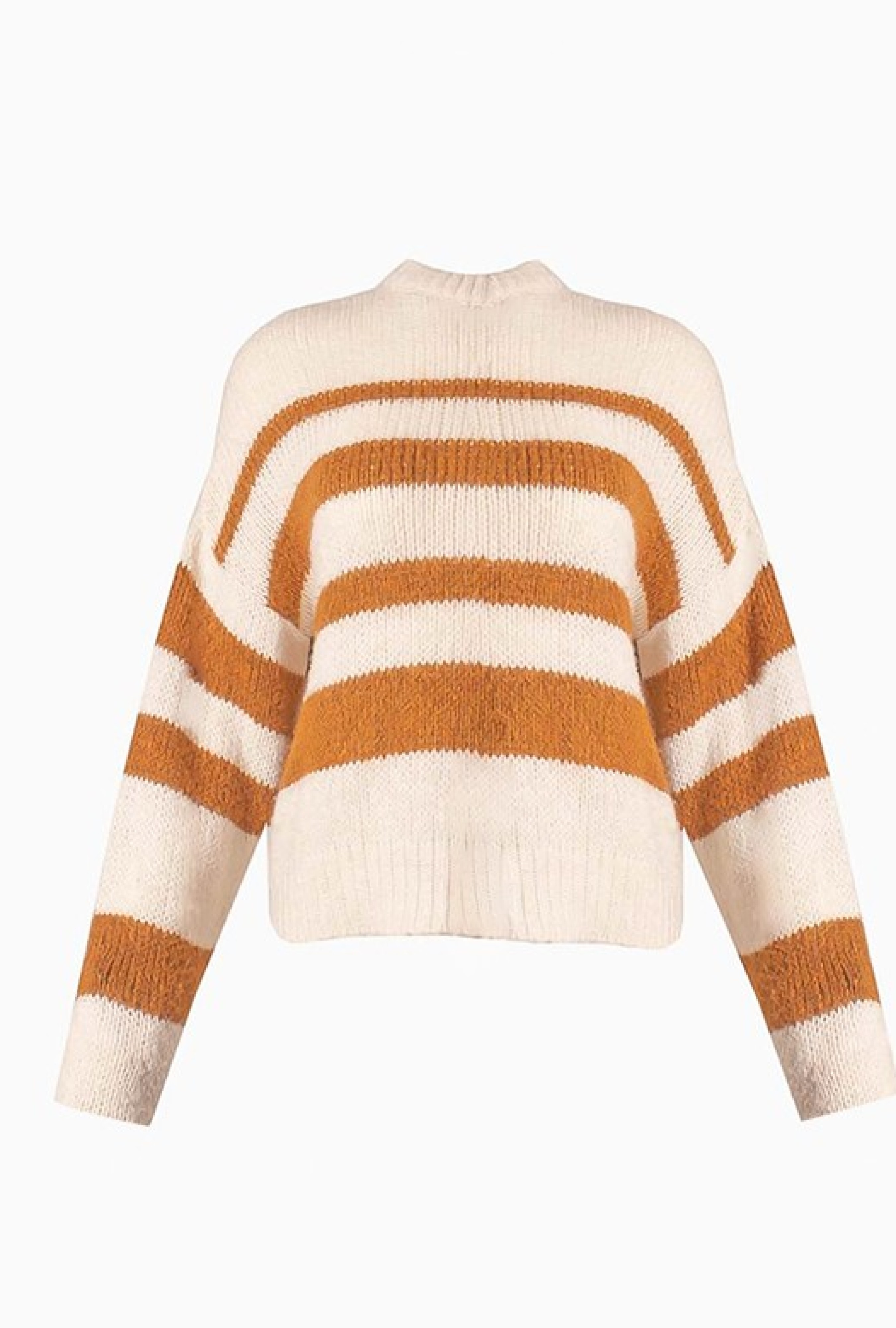 Pull Striped Round Neck Oversized