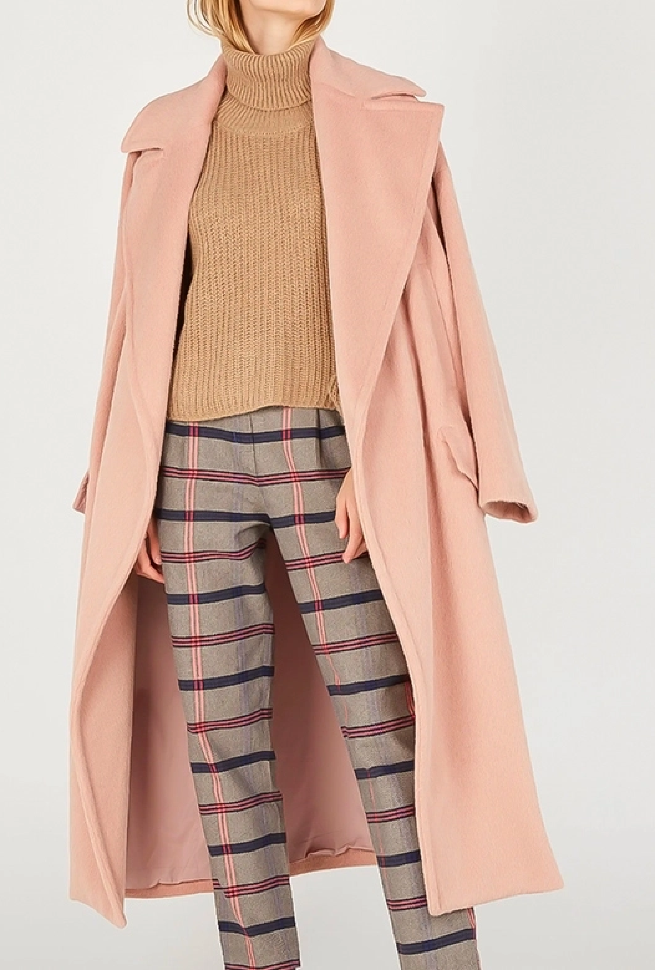 Manteau Col Tailleur Oversize