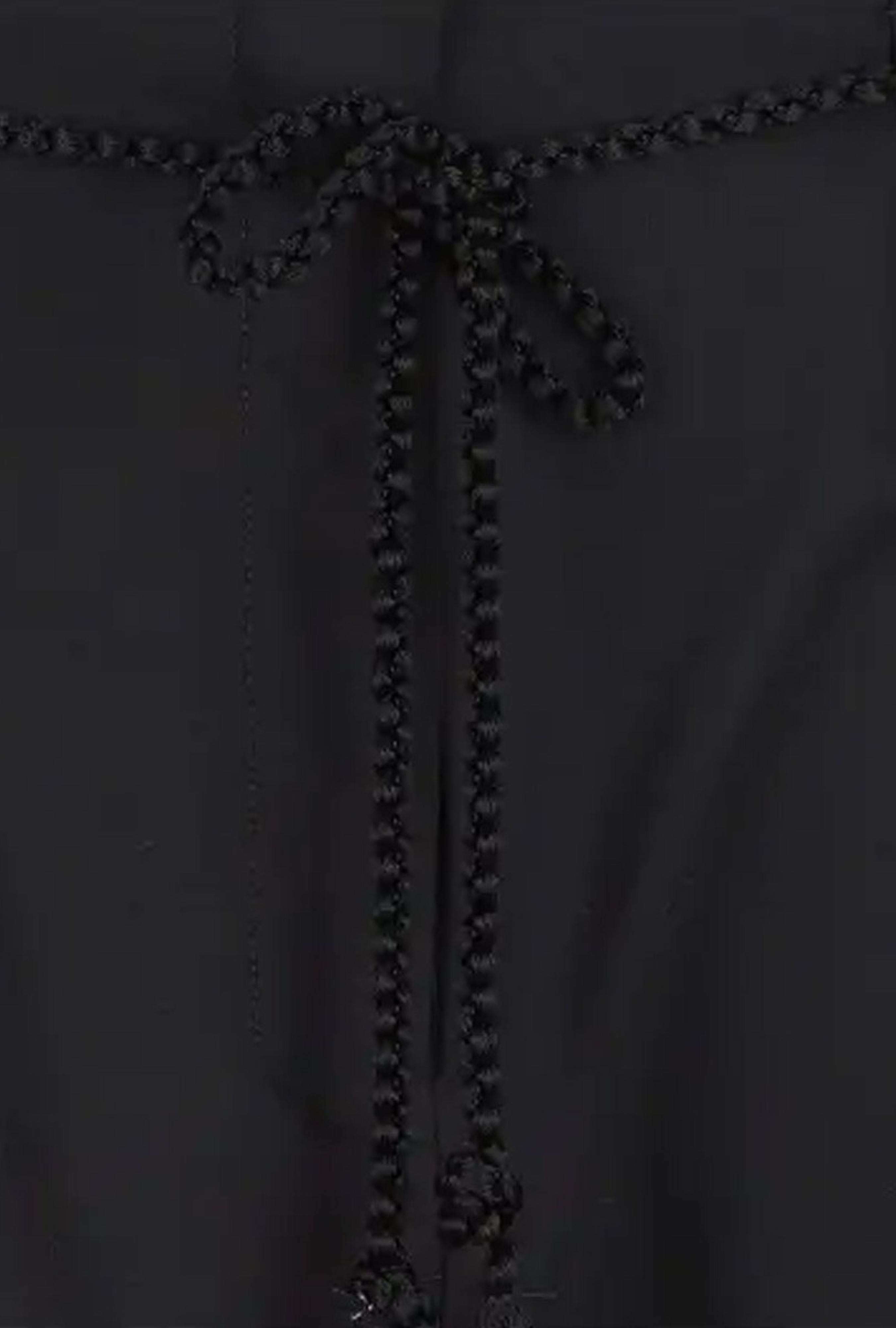 Pantalon carotte taille haute en crepe