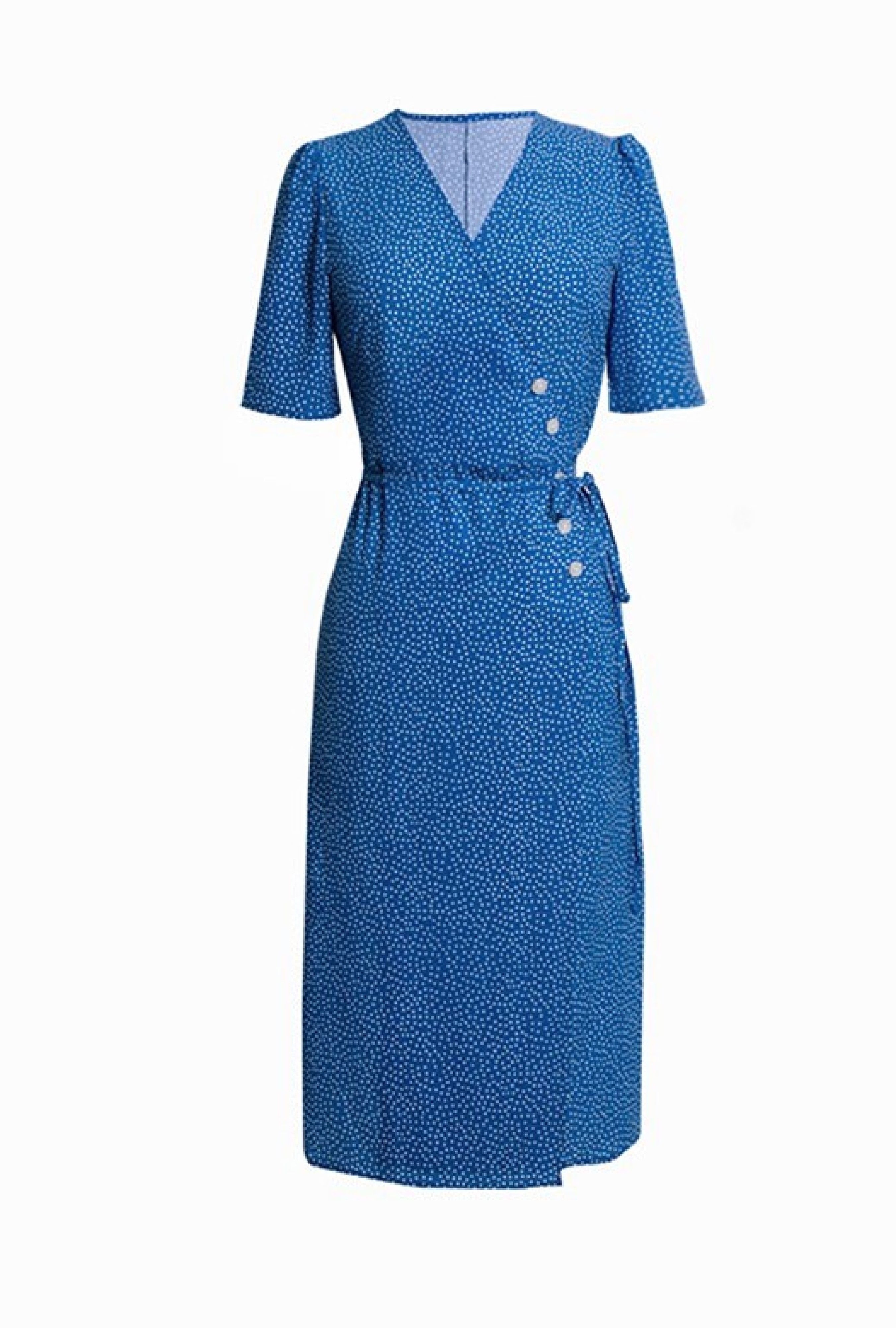 Robe Blue à pois-Exclusivité web