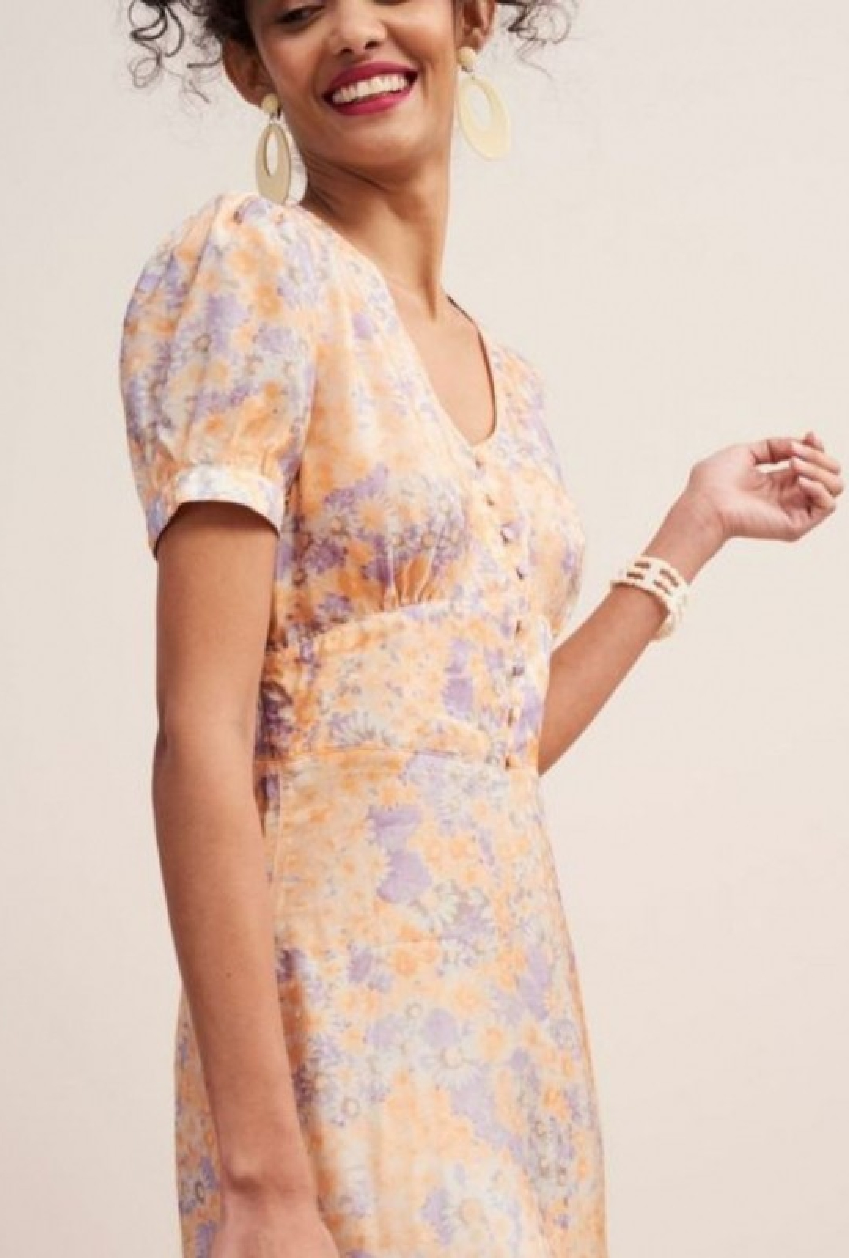 Robe Ondine Pâquerettes Pêche-Exclusivité web