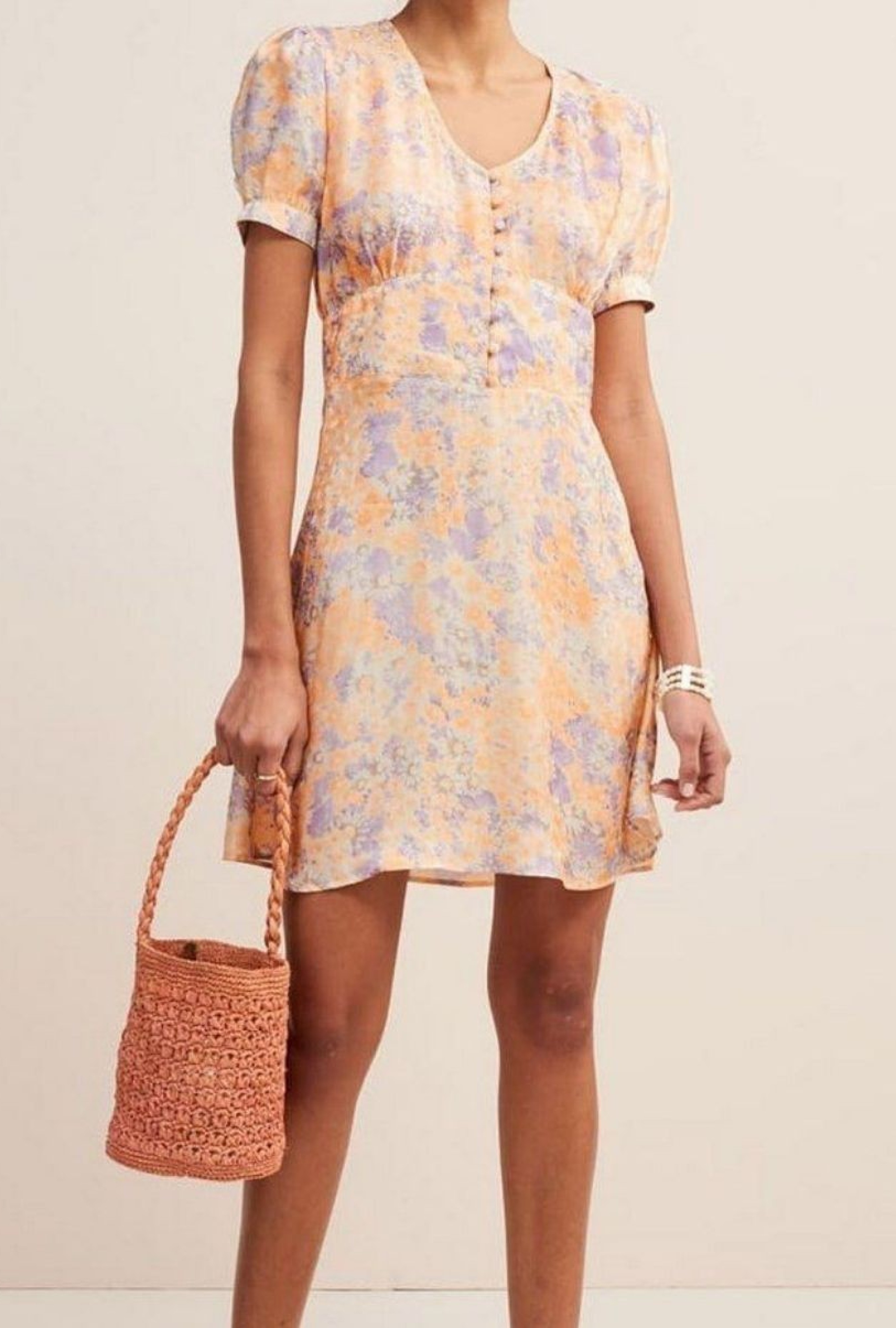 Robe Ondine Pâquerettes Pêche-Exclusivité web