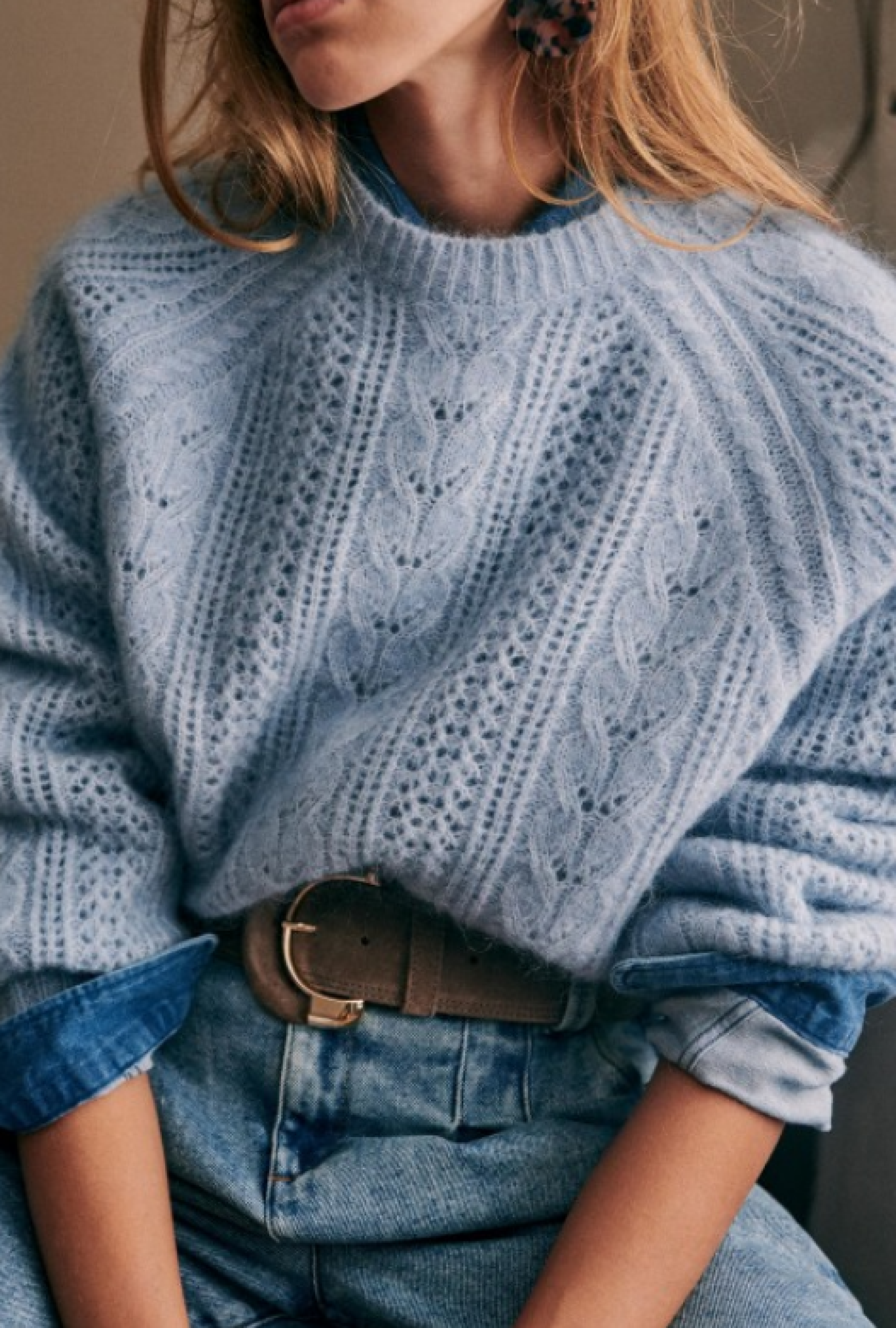 Pull Scarlett Bleu