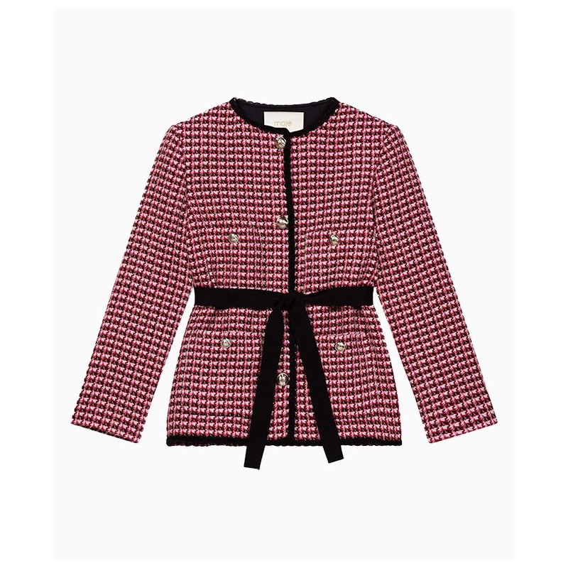 Veste Tweed Fuchsia