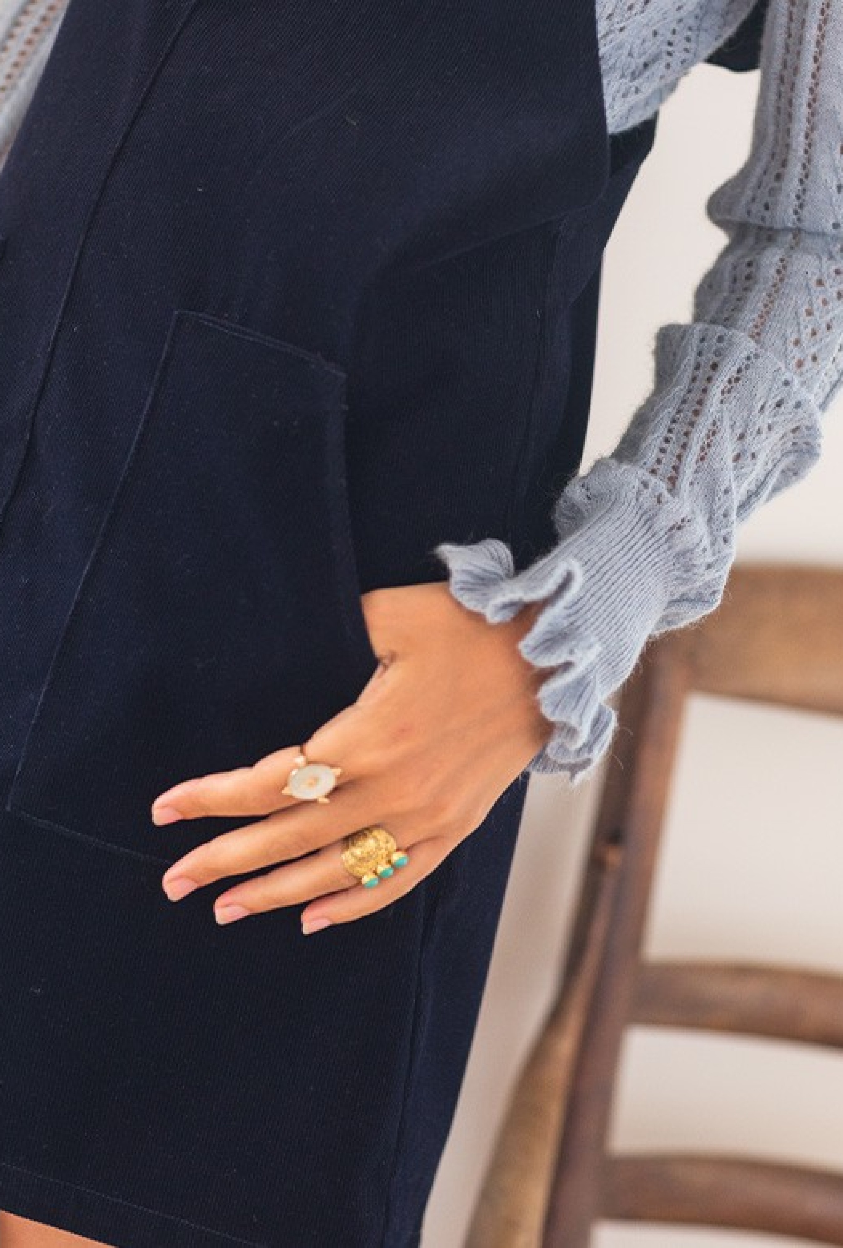 Robe Tayna Marine-Exclusivité web