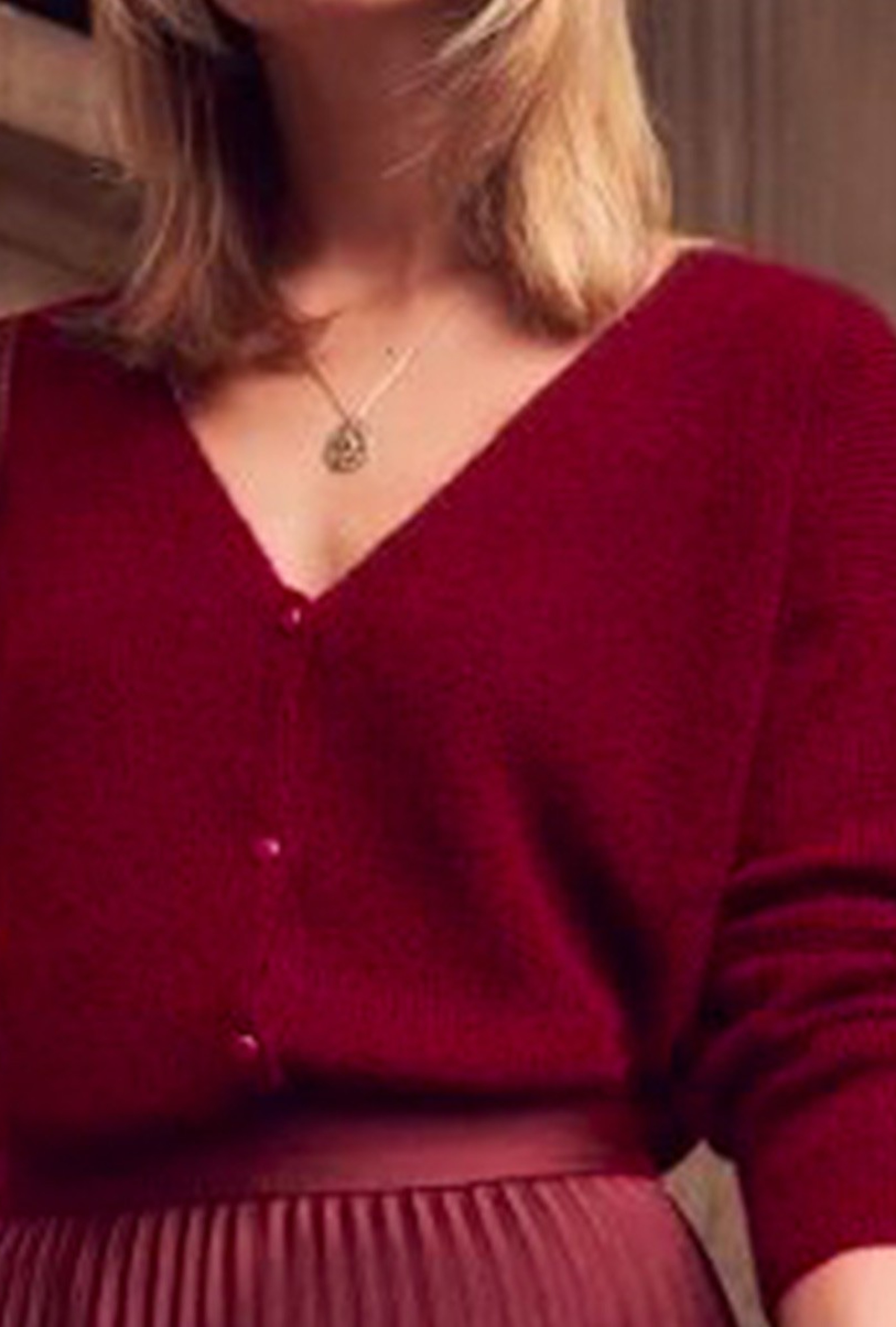 Gilet Barry Framboise