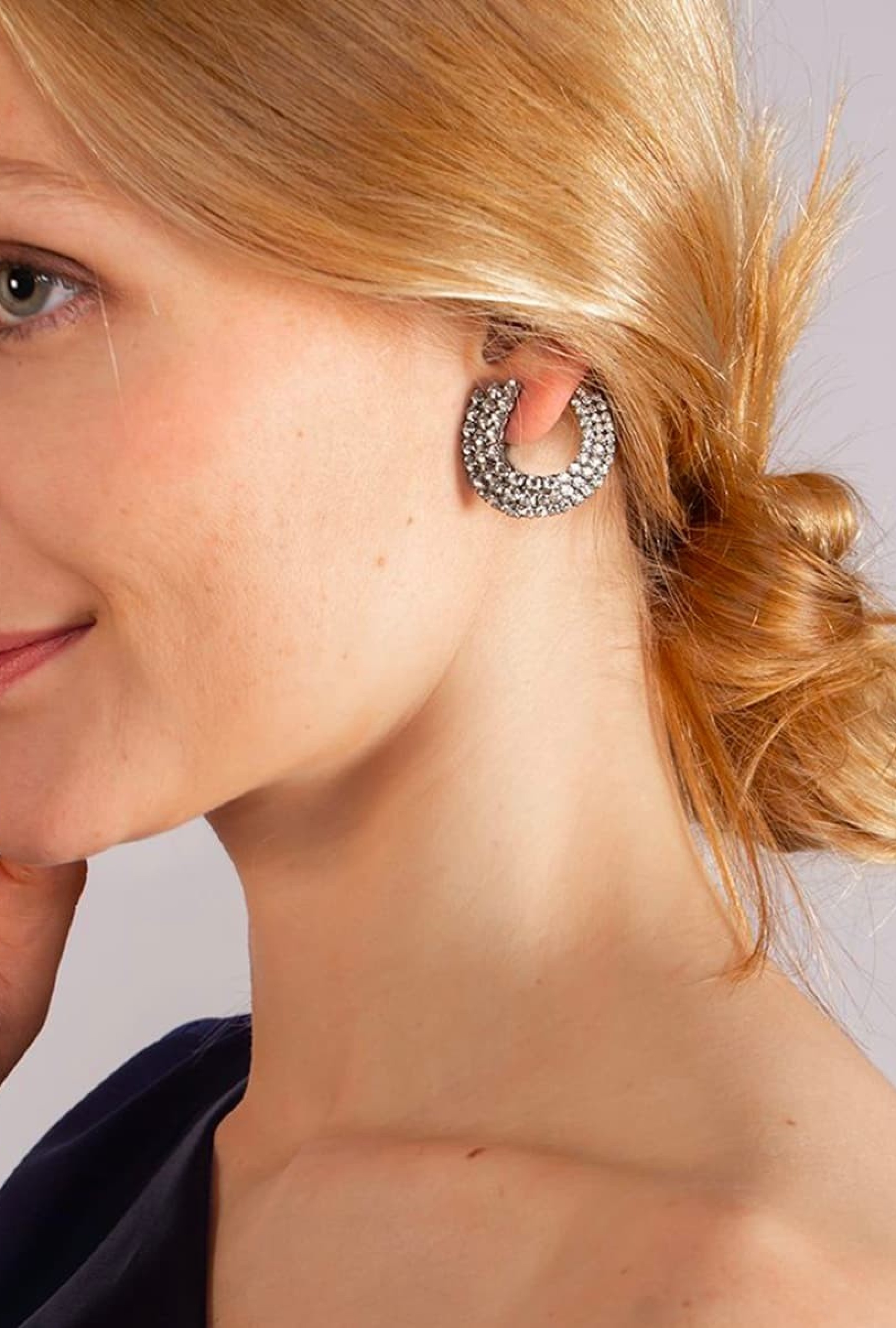 Boucles d'oreilles Demi Cercle