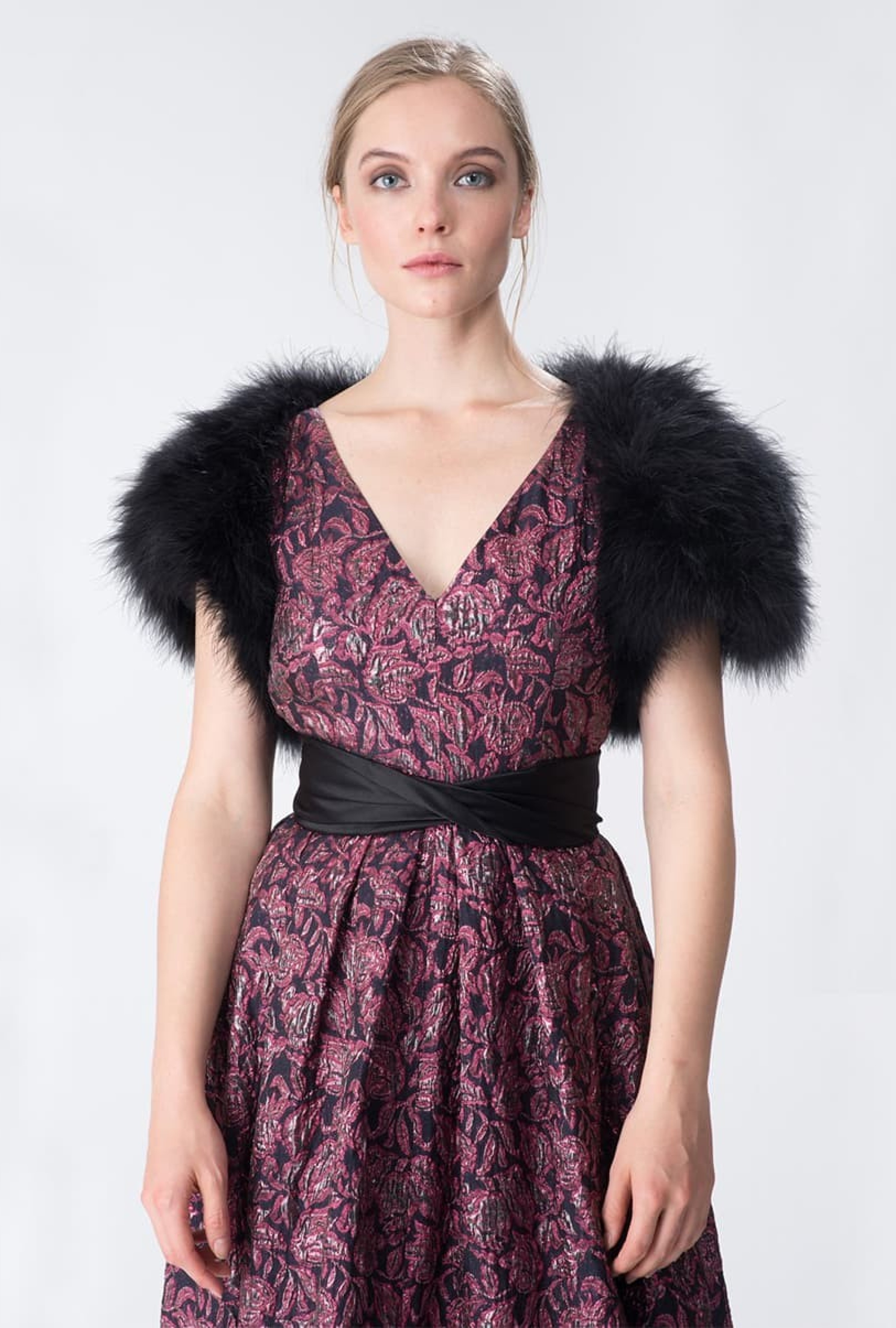 Boléro marabout noir