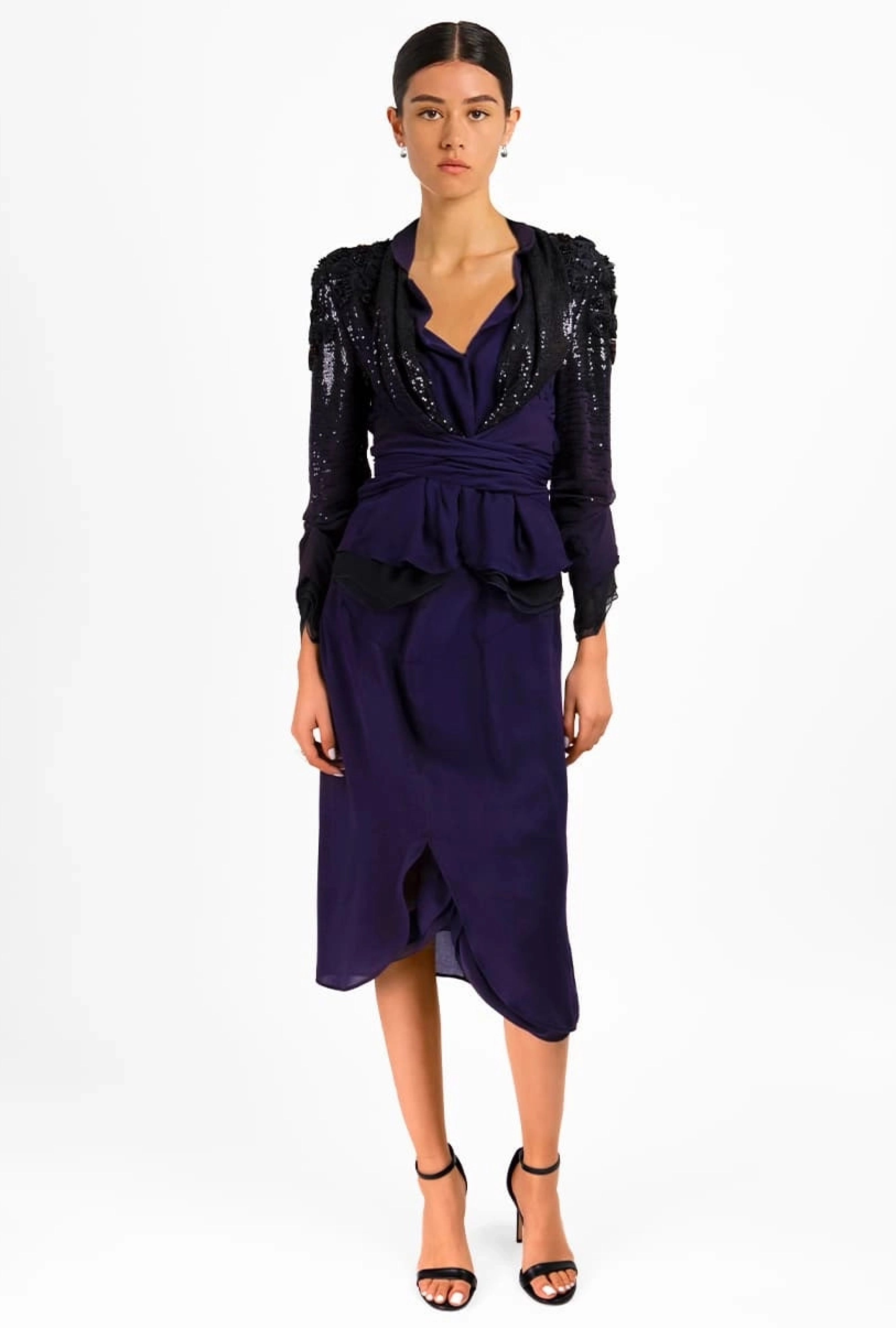 Tailleur Soie Marine